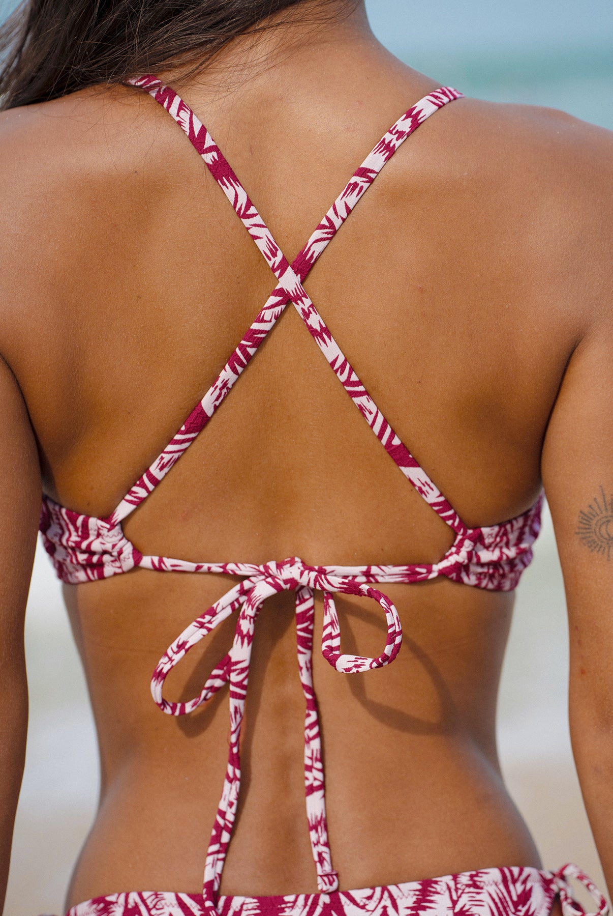 Women Woven Polyester Blended Bikini Tops Sustainable Bikinis - BERLOOK