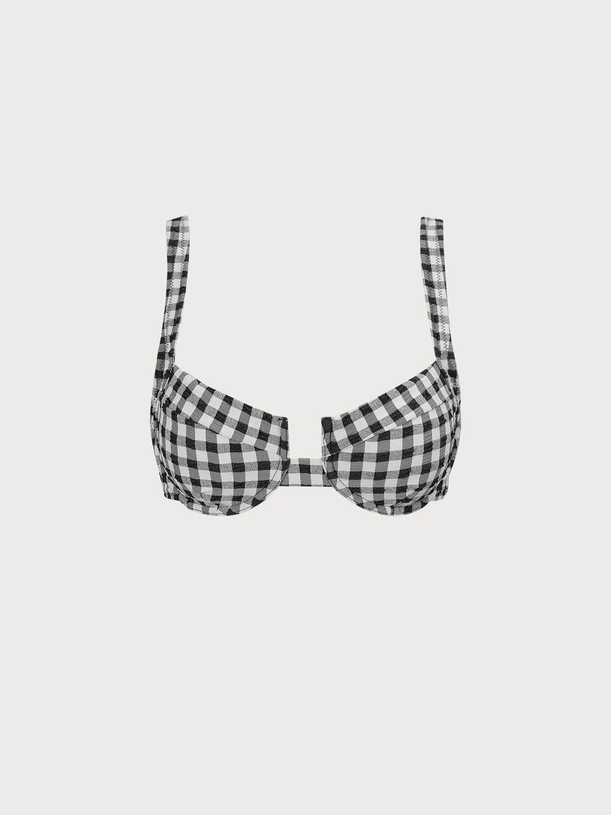 Women Woven Polyester Blended Bikini Tops Sustainable Bikinis - BERLOOK