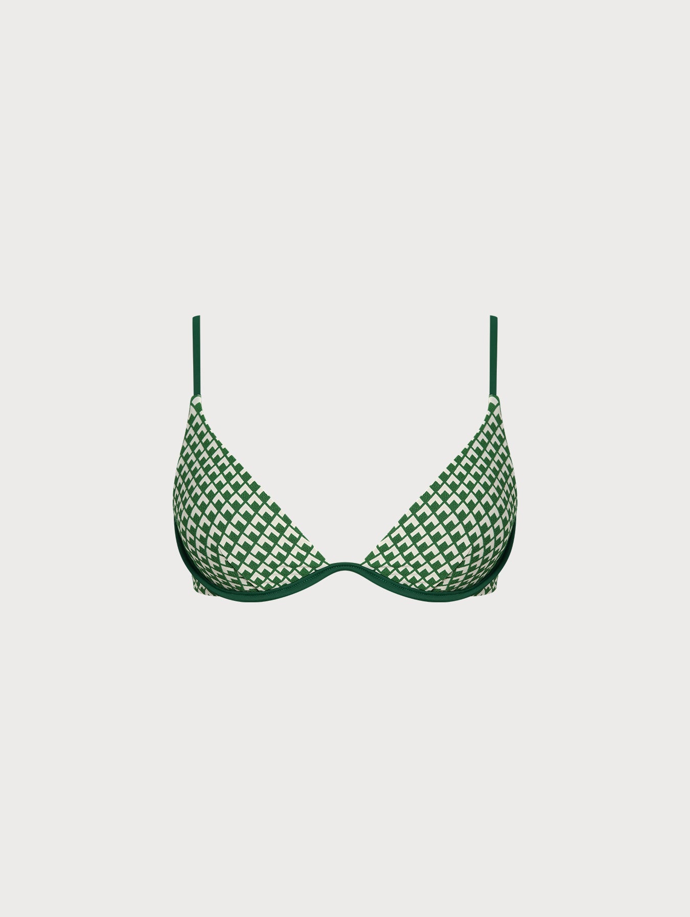 Women Woven Polyester Blended Bikini Tops Sustainable Bikinis - BERLOOK