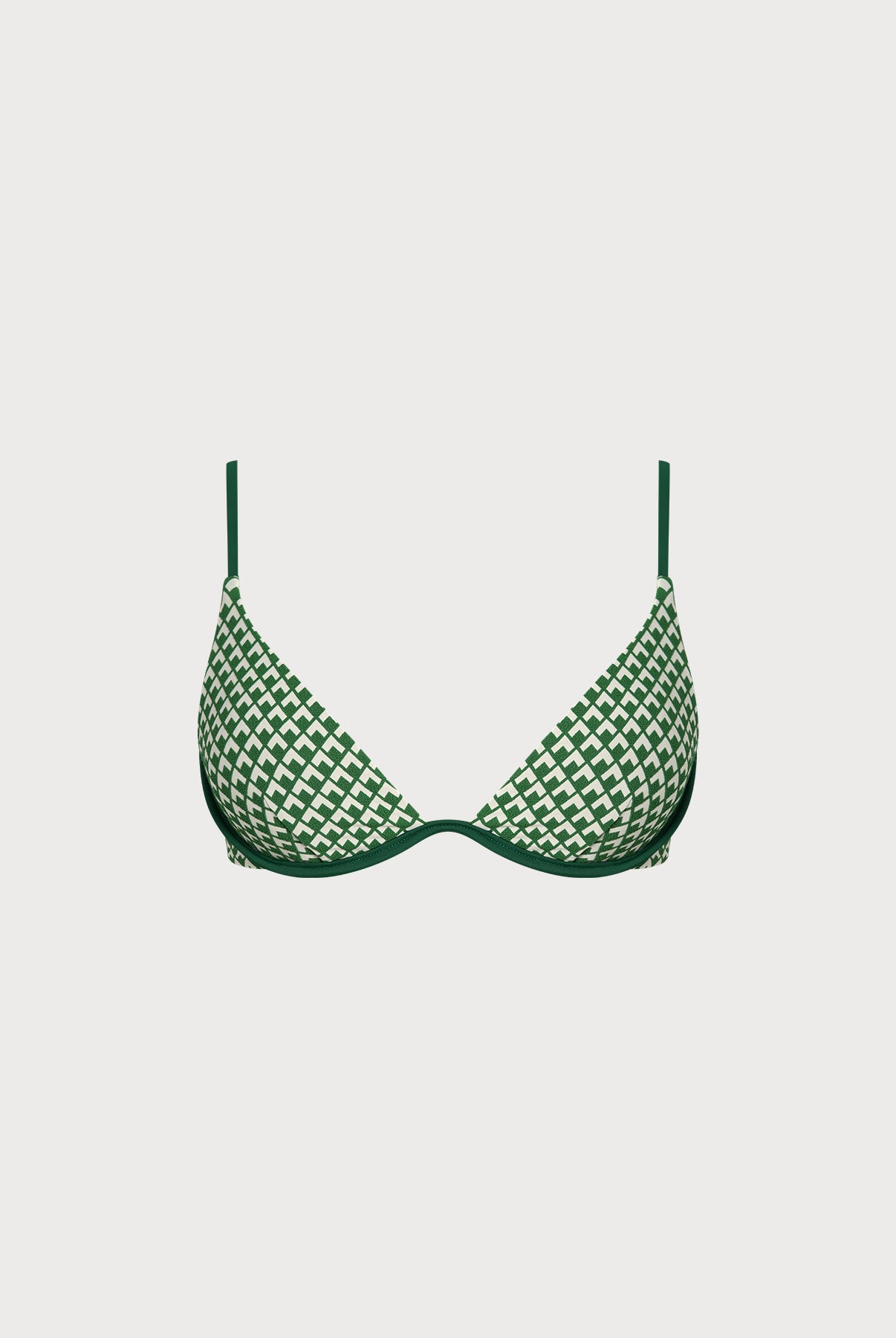 Women Woven Polyester Blended Bikini Tops Sustainable Bikinis - BERLOOK