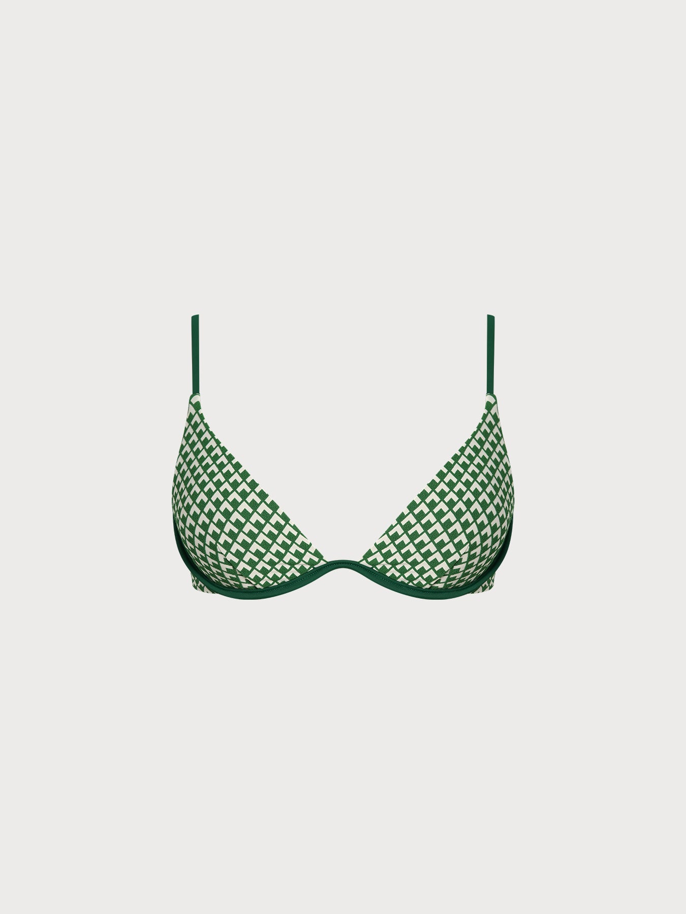 Women Woven Polyester Blended Bikini Tops Sustainable Bikinis - BERLOOK