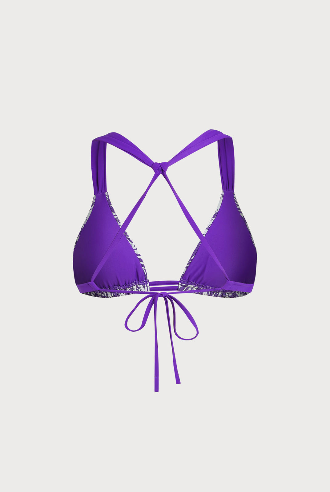 Women Woven Polyester Blended Bikini Tops Sustainable Bikinis - BERLOOK
