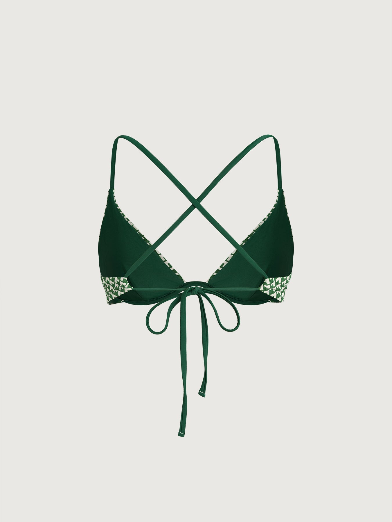 Women Woven Polyester Blended Bikini Tops Sustainable Bikinis - BERLOOK