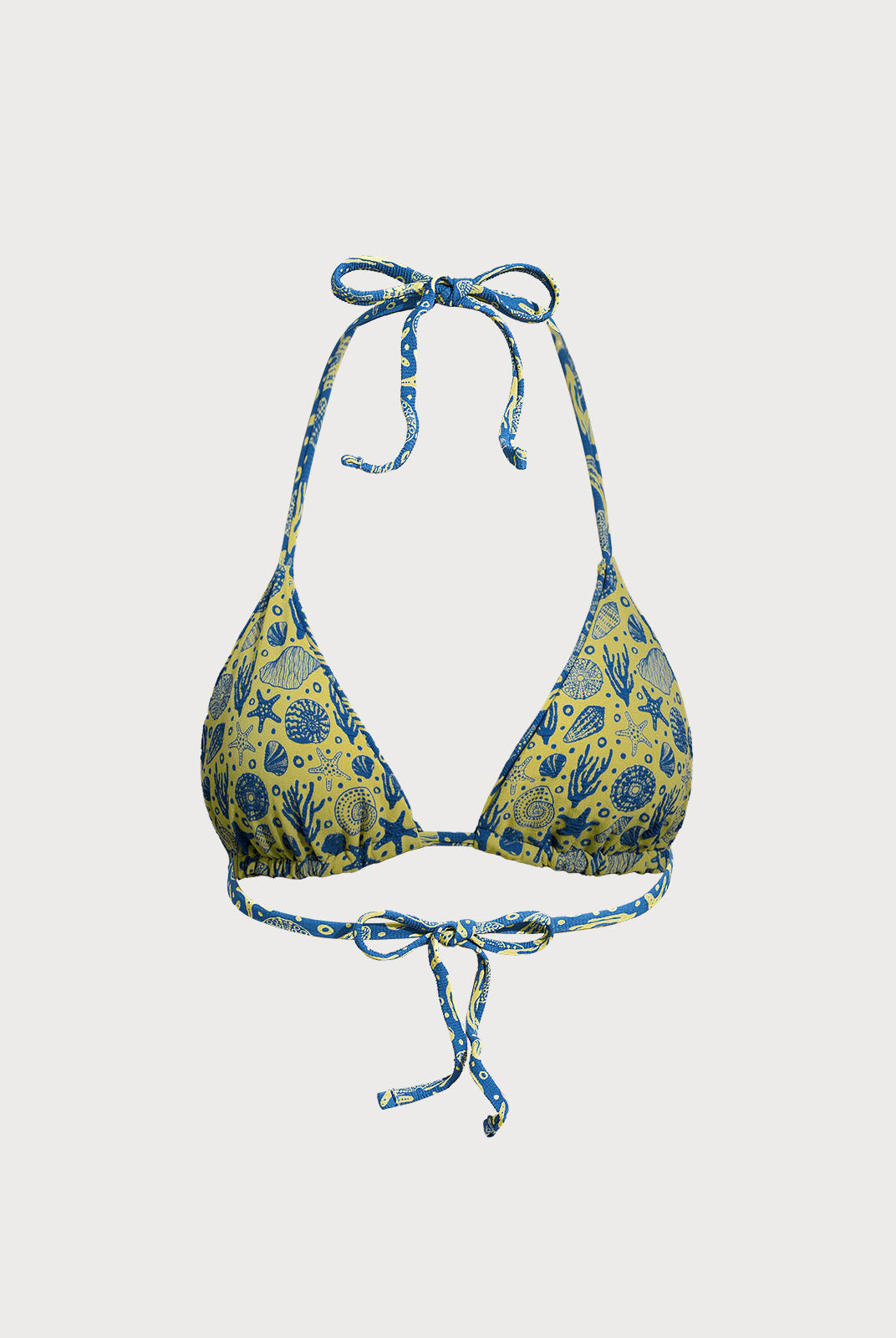 Women Woven Polyester Blended Bikini Tops Sustainable Bikinis - BERLOOK