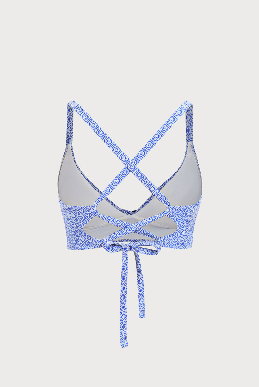 Women Woven Polyester Blended Bikini Tops Sustainable Plus Size Bikinis - BERLOOK