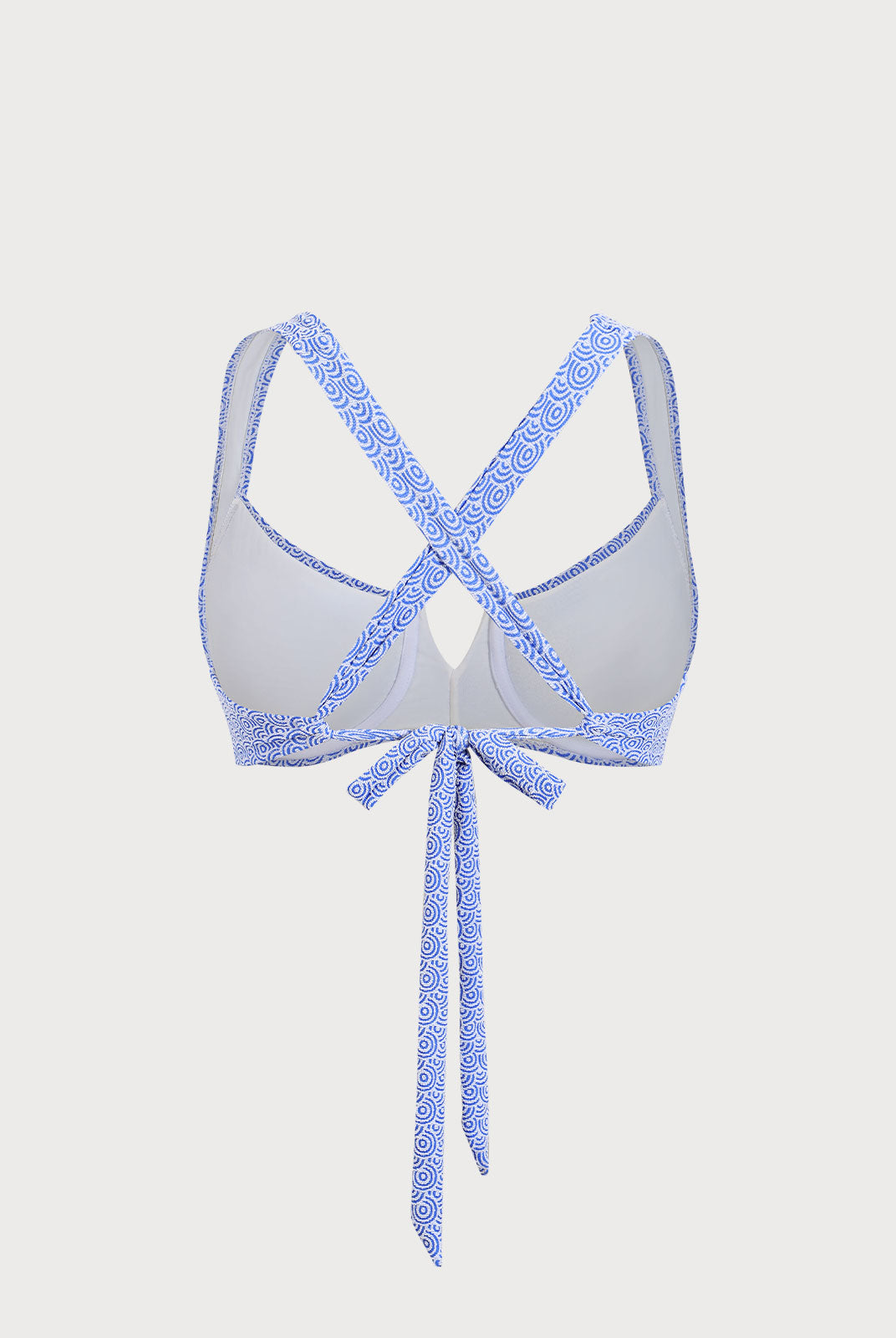 Women Woven Polyester Blended Bikini Tops Sustainable Plus Size Bikinis - BERLOOK