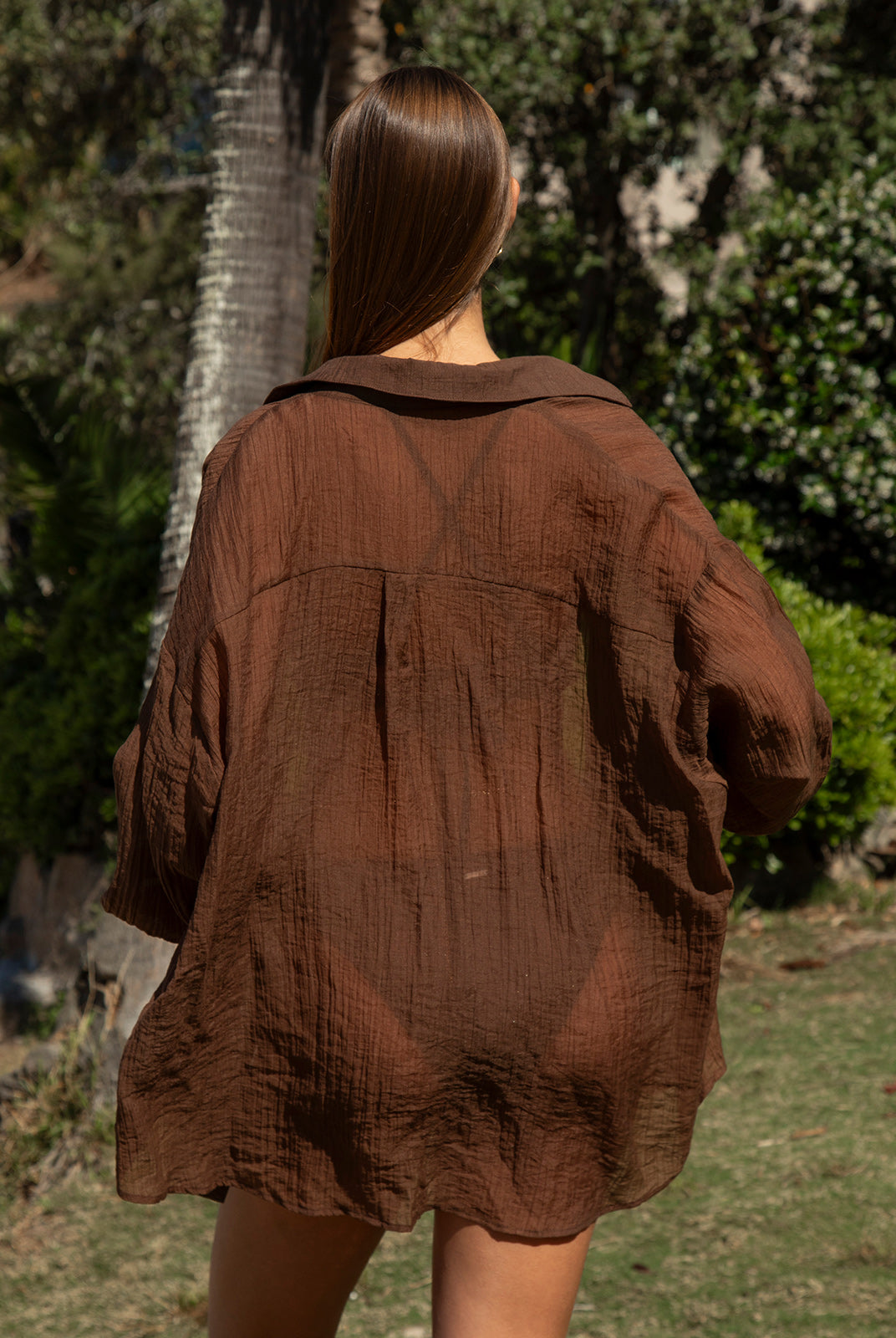 Women Woven Tencel cotton blended Cover ups Sustainable Cover-ups - BERLOOK