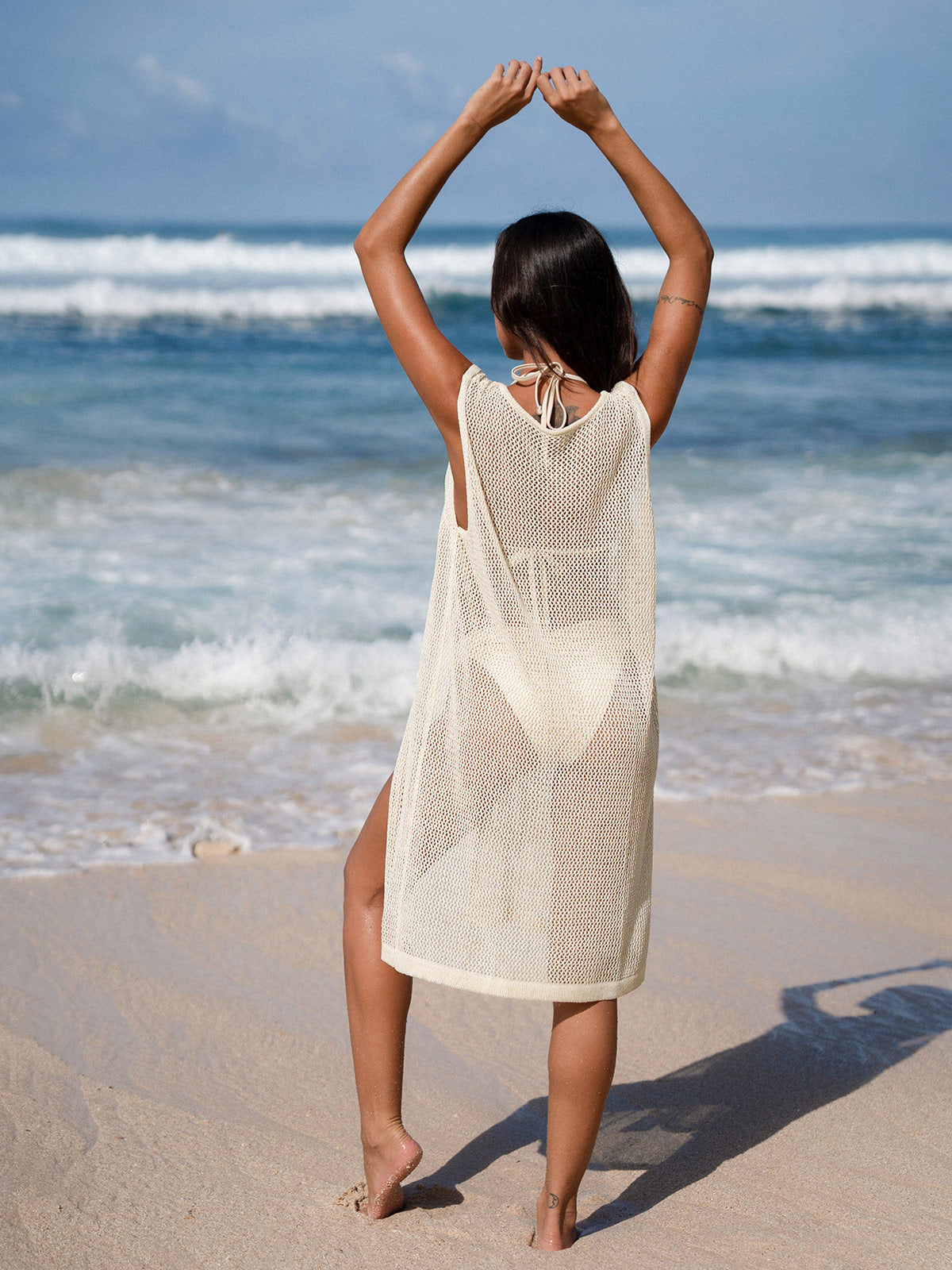 Women'S Knitted Acrylic Blended Cover-ups Sustainable Cover-ups - BERLOOK