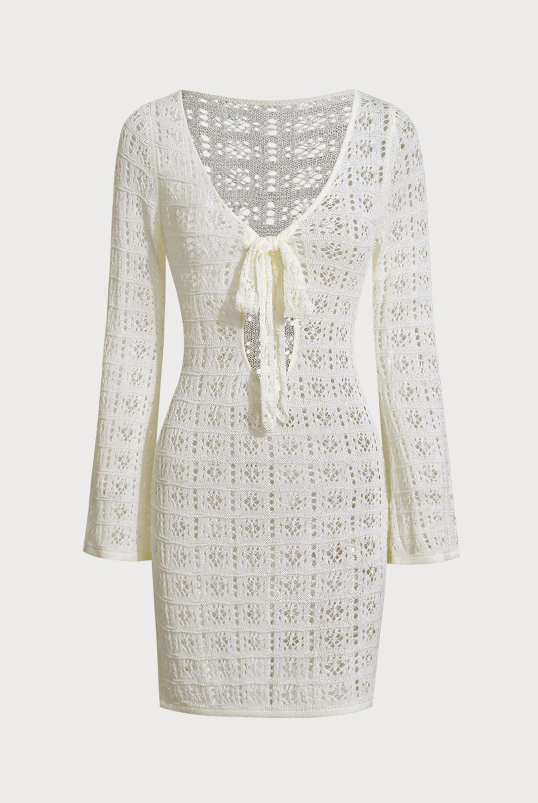 Women'S Knitted Acrylic Blended Cover-ups Sustainable Cover-ups - BERLOOK