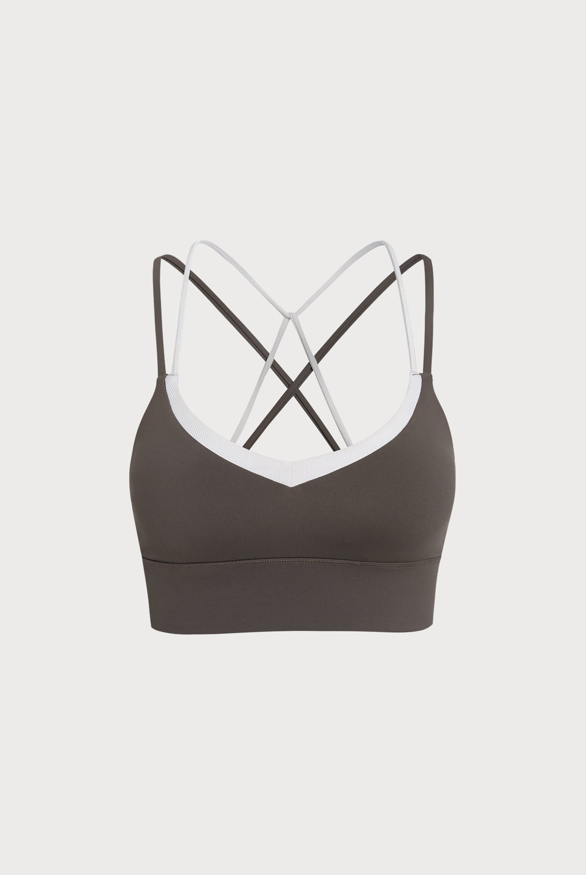 Women'S Knitted Nylon Sports Bra Sustainable Yoga Tops - BERLOOK