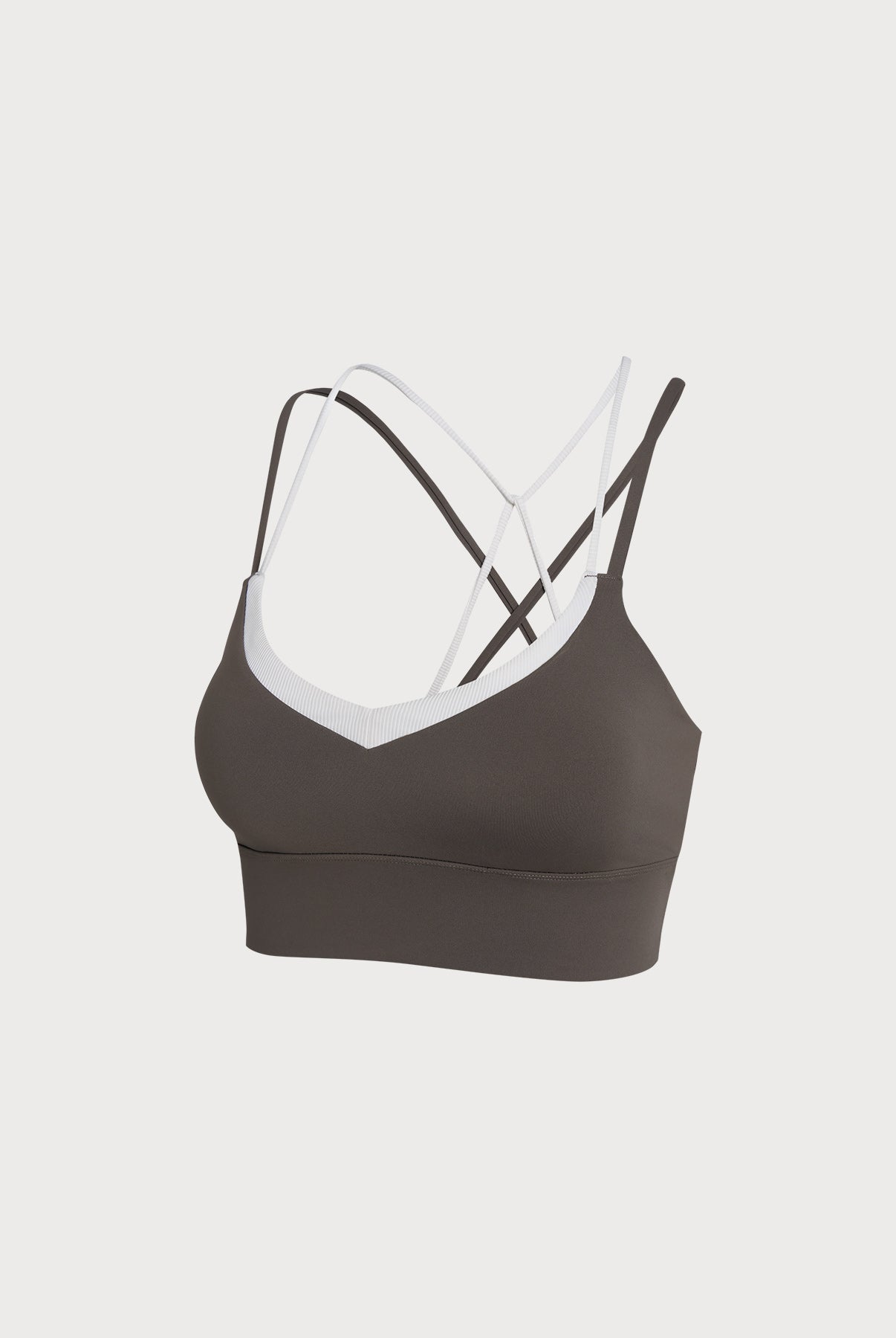 Women'S Knitted Nylon Sports Bra Sustainable Yoga Tops - BERLOOK