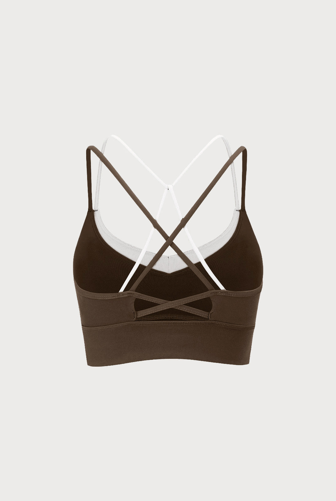 Women'S Knitted Nylon Sports Bra Sustainable Yoga Tops - BERLOOK