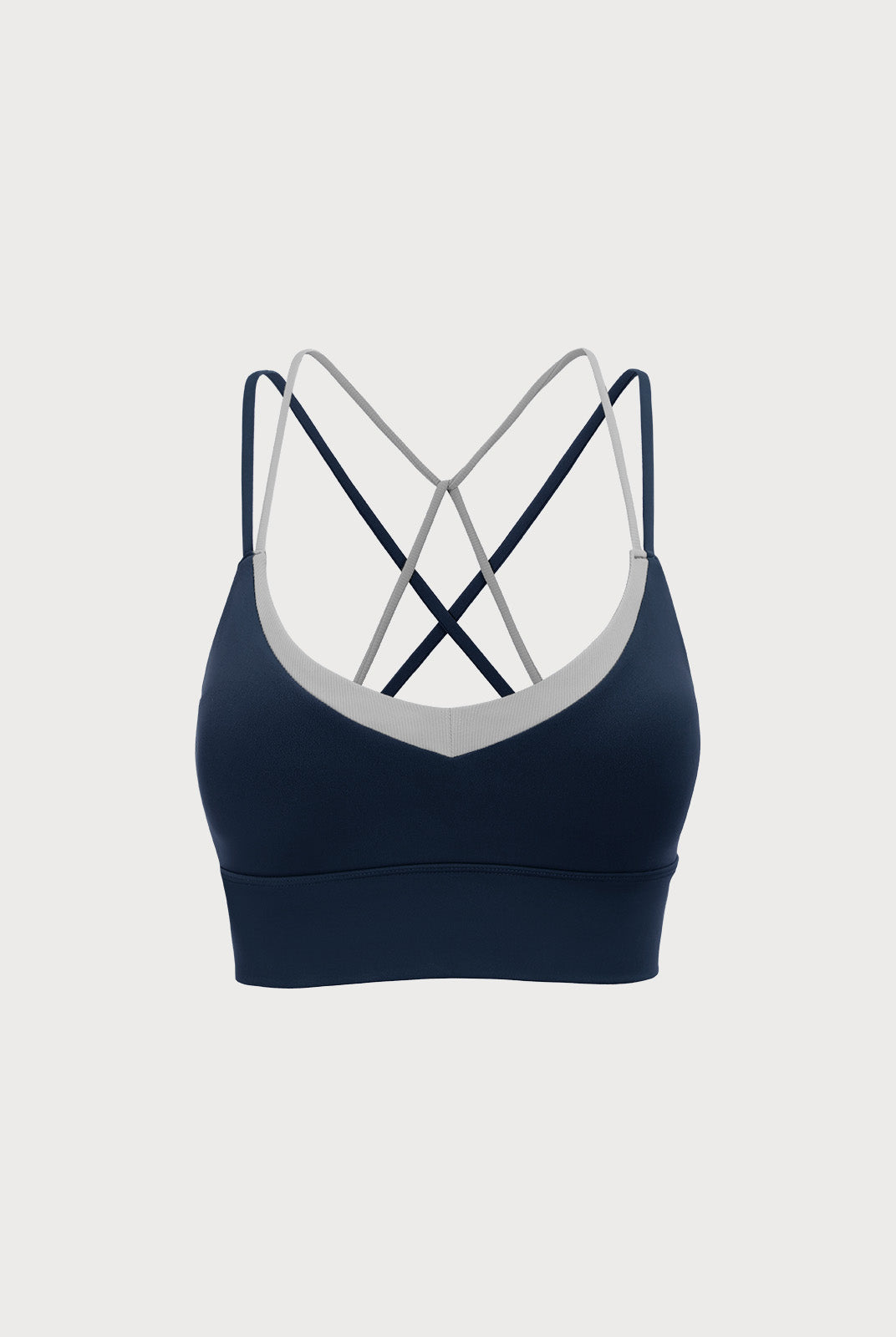 Women'S Knitted Nylon Sports Bra Sustainable Yoga Tops - BERLOOK