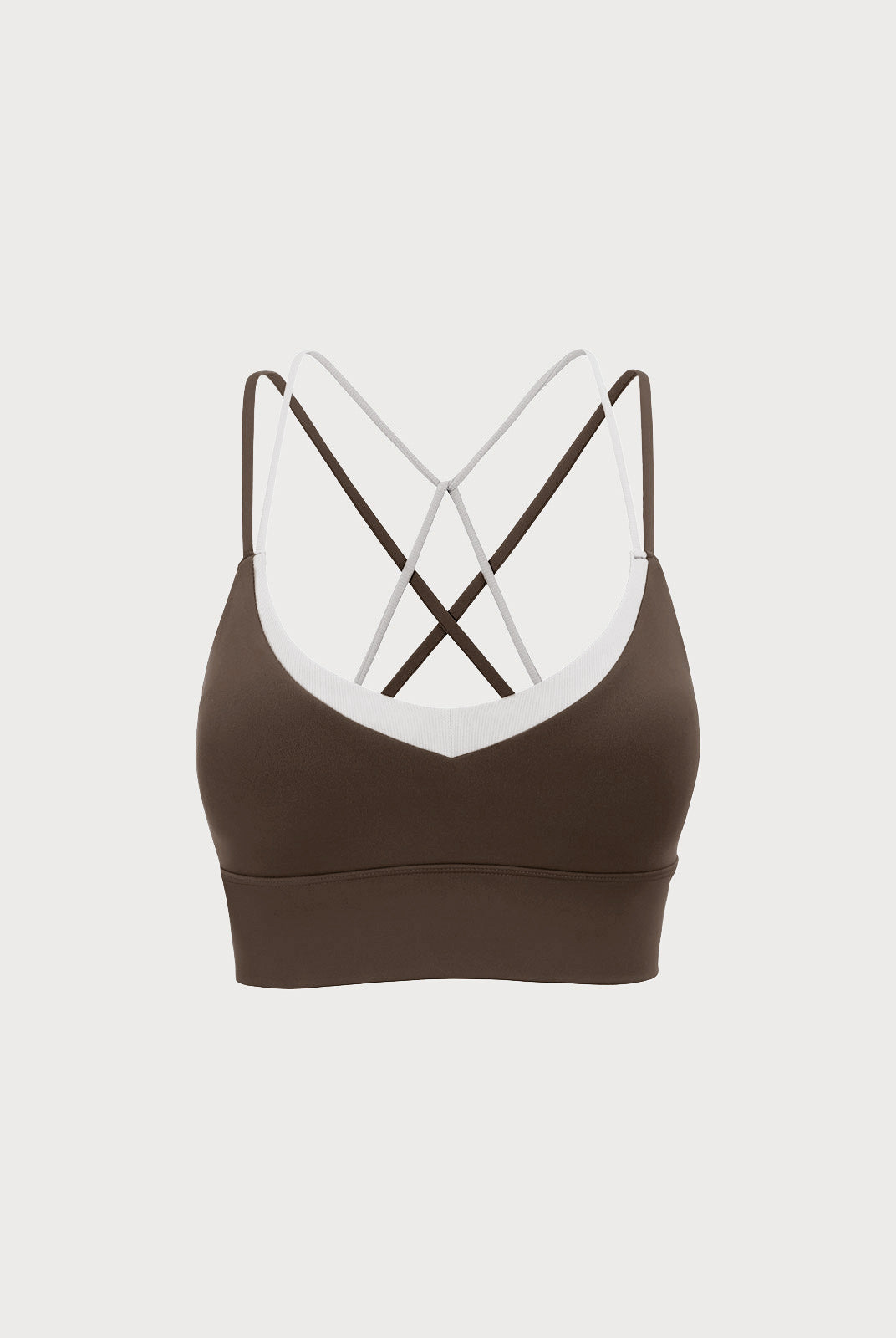 Women'S Knitted Nylon Sports Bra Sustainable Yoga Tops - BERLOOK