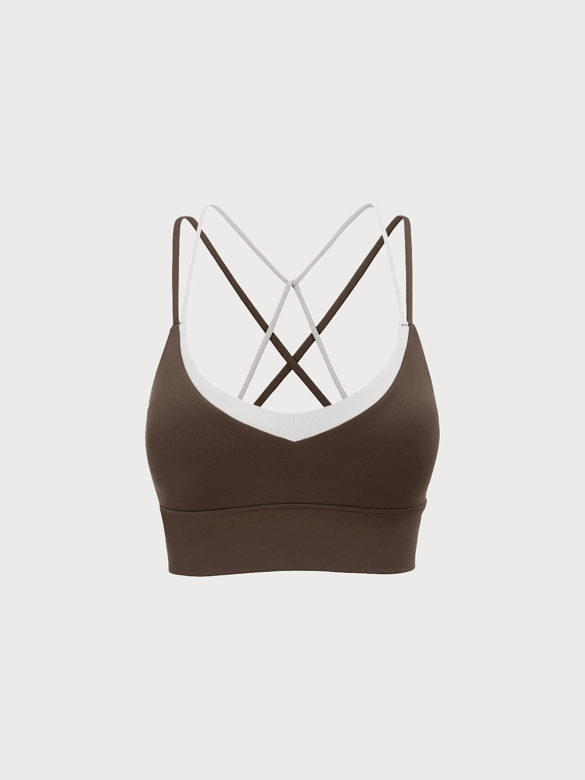 Women'S Knitted Nylon Sports Bra Sustainable Yoga Tops - BERLOOK