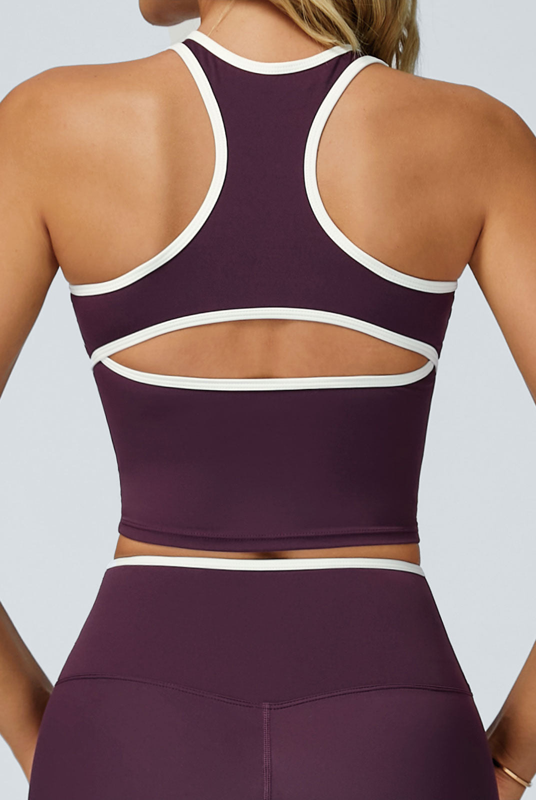 Women'S Knitted Nylon Yoga Tank Tops Sustainable Yoga Tops - BERLOOK