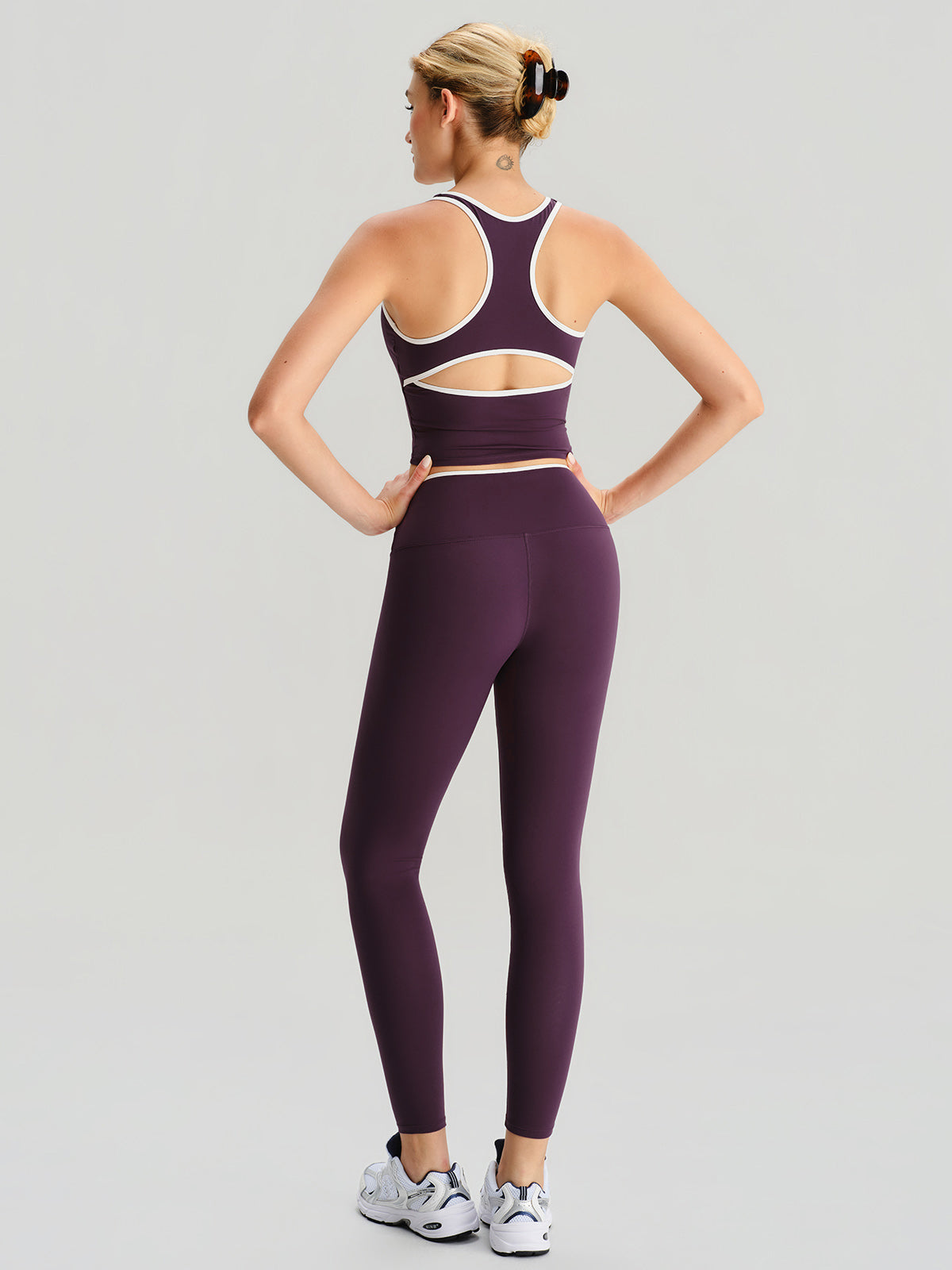 Women'S Knitted Nylon Yoga Tank Tops Sustainable Yoga Tops - BERLOOK