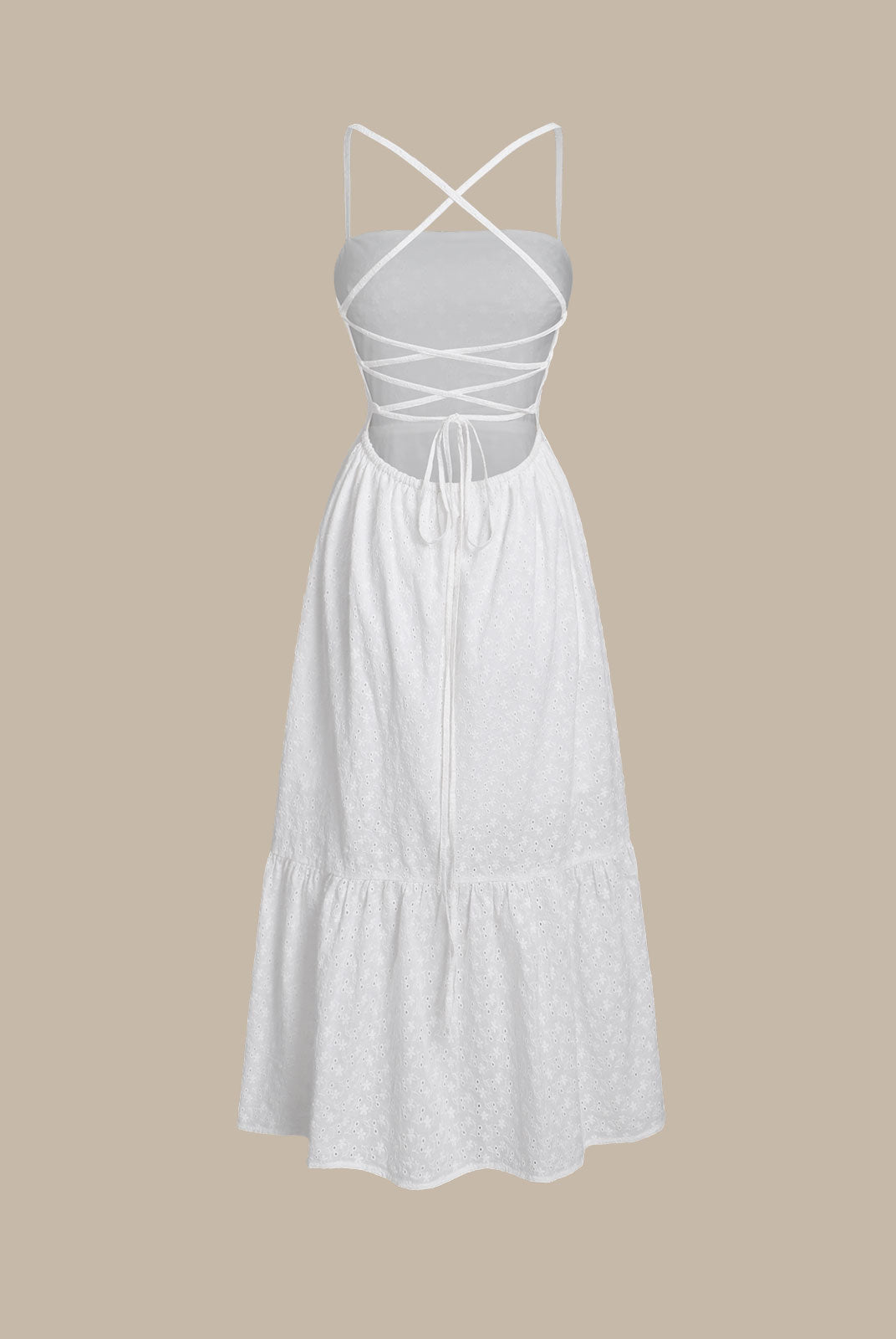 Women'S Woven Cotton Cover-ups Sustainable Beach Dress - BERLOOK
