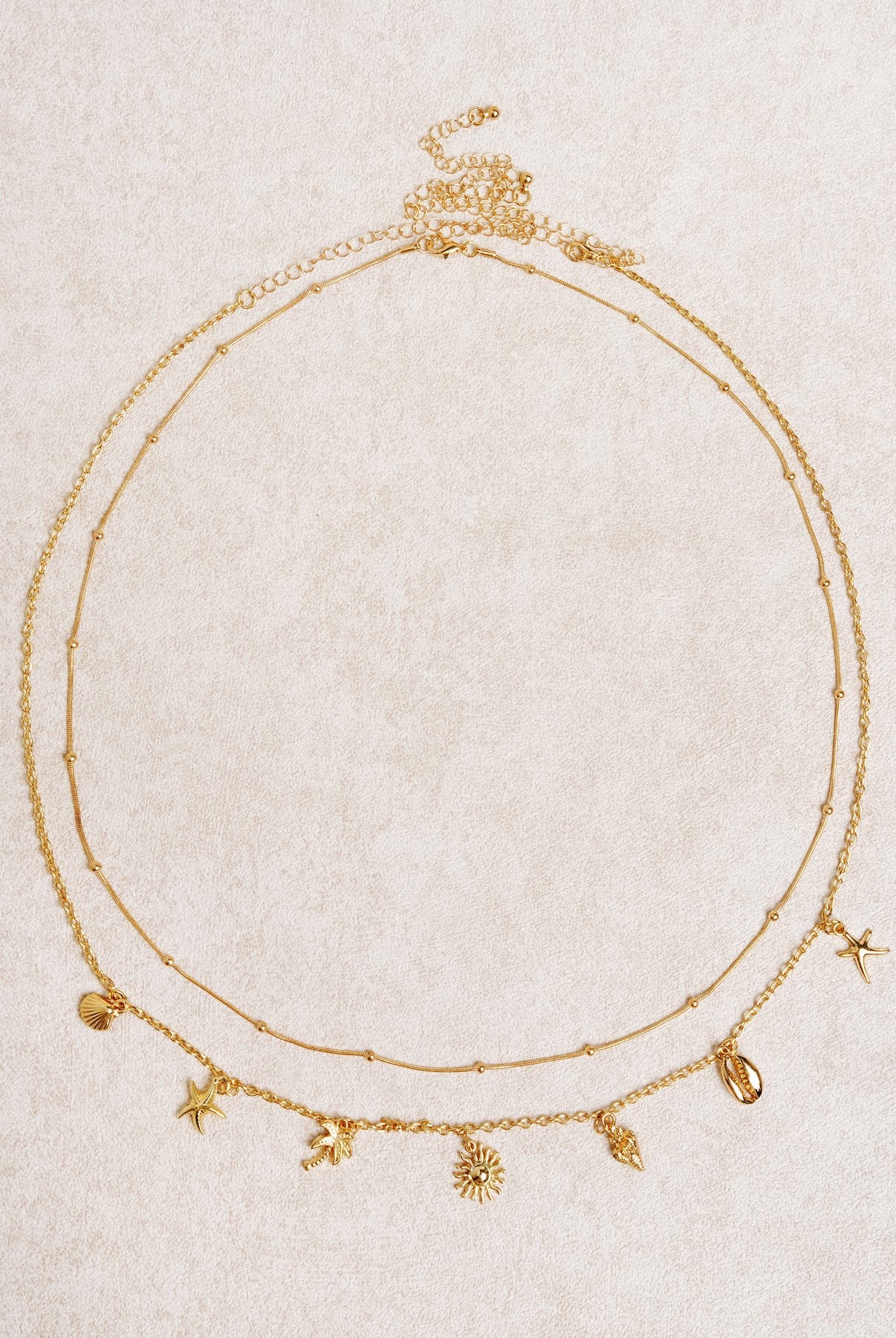 Women's Alloy Starfish Shell Pendant Waist Chain Sustainable Waist chain - BERLOOK