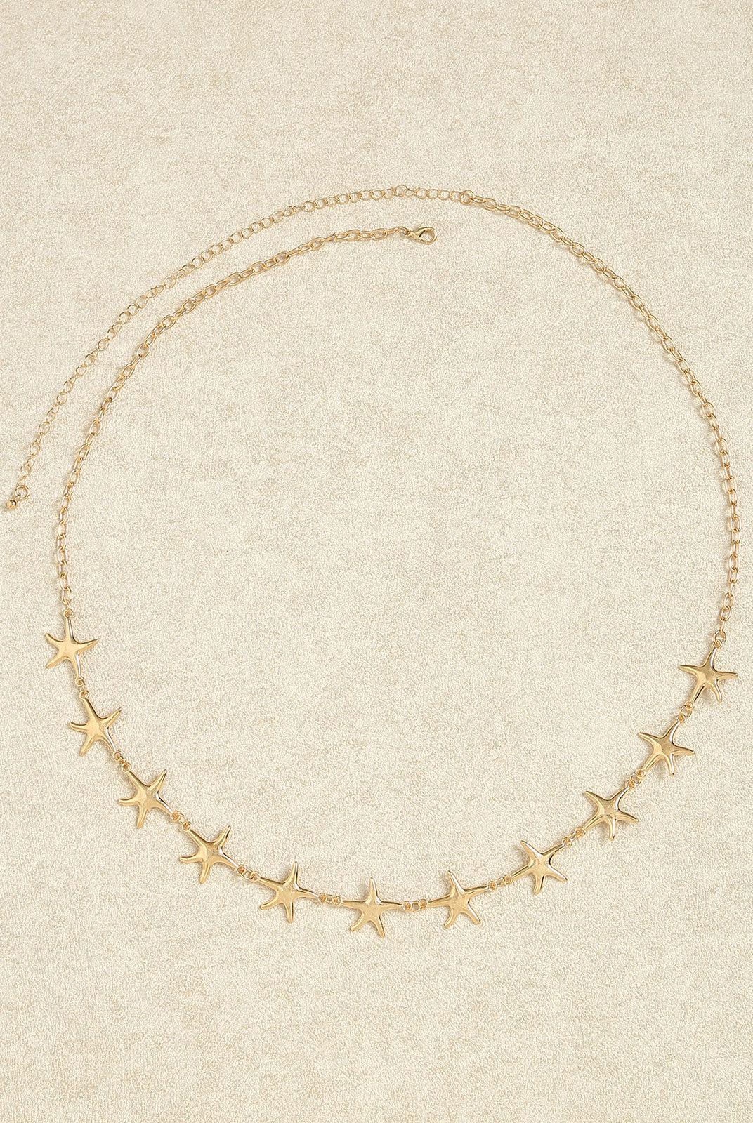 Women's Alloy Starfish Waist Chain Gold Sustainable Beach Accessories - BERLOOK