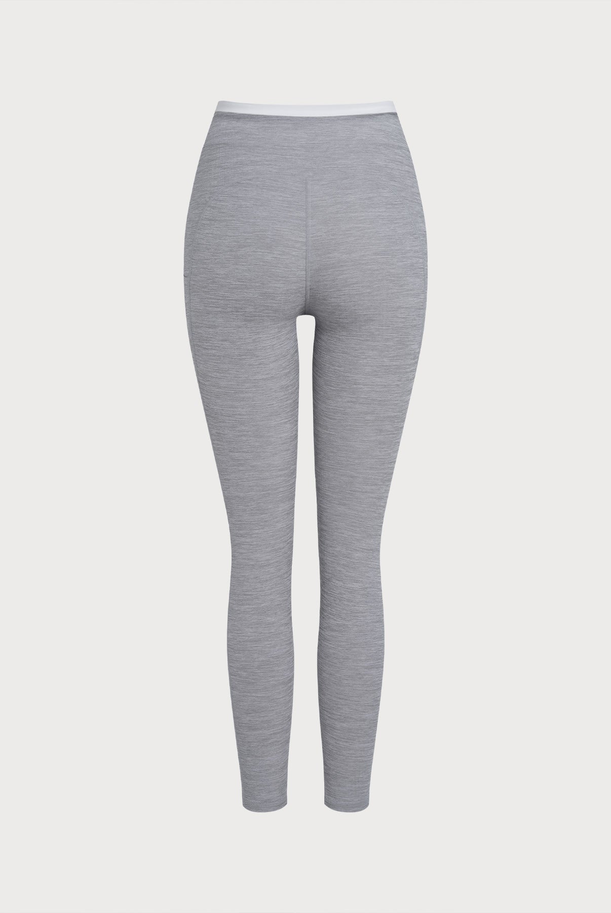 Women's Color-Block Knit Nylon Leggings Sustainable Yoga Bottoms - BERLOOK