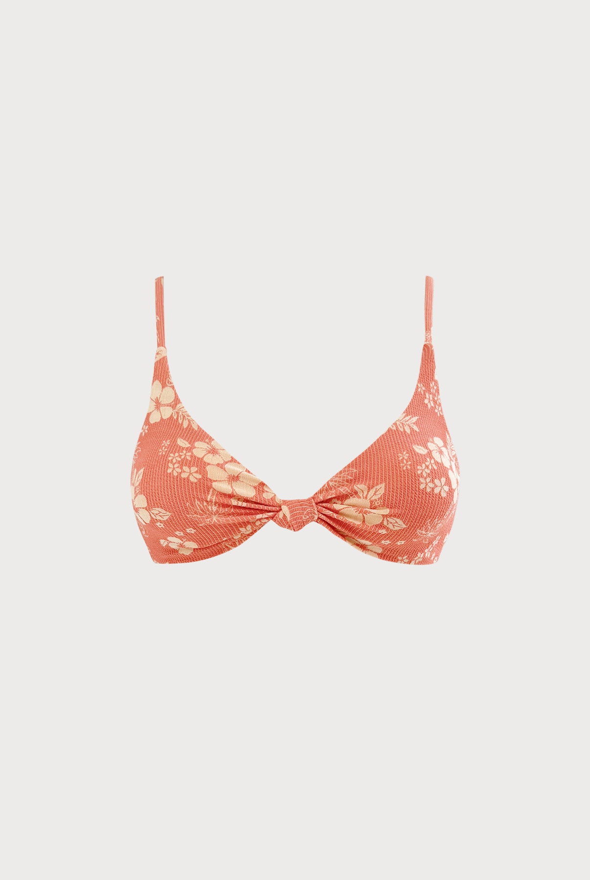 Women's Knit Nylon Bikini Tops Red Sustainable Bikinis - BERLOOK
