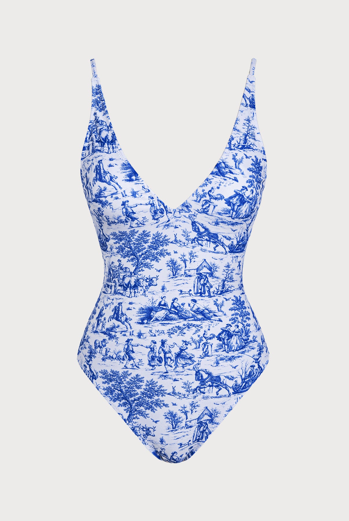 Women's Knit Nylon One-Piece Swimsuit Sustainable One-Pieces - BERLOOK