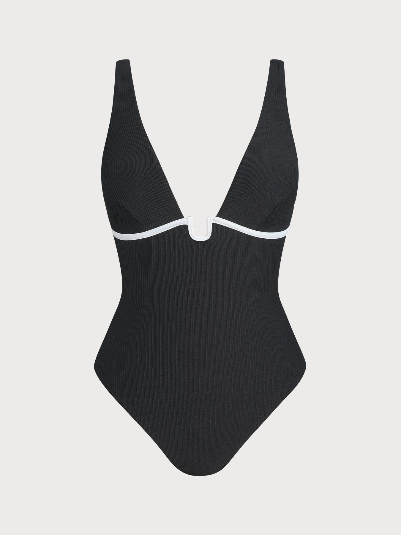 Women's Knit Nylon One-Piece Swimsuit Sustainable One-Pieces - BERLOOK