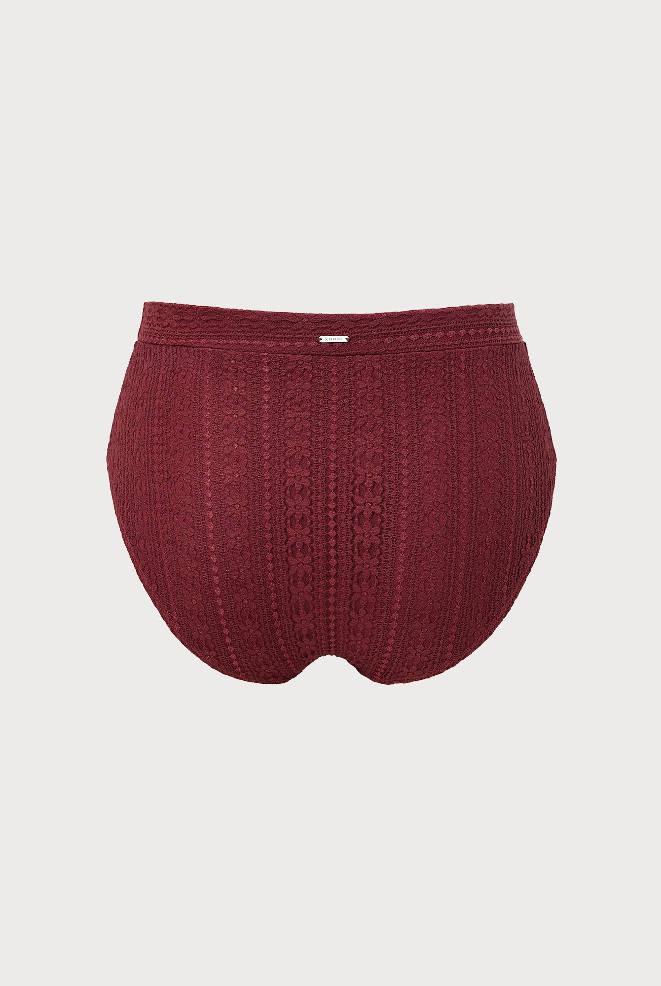 Women's Knit Nylon Plus Size Bikini Bottom Sustainable - BERLOOK - 01