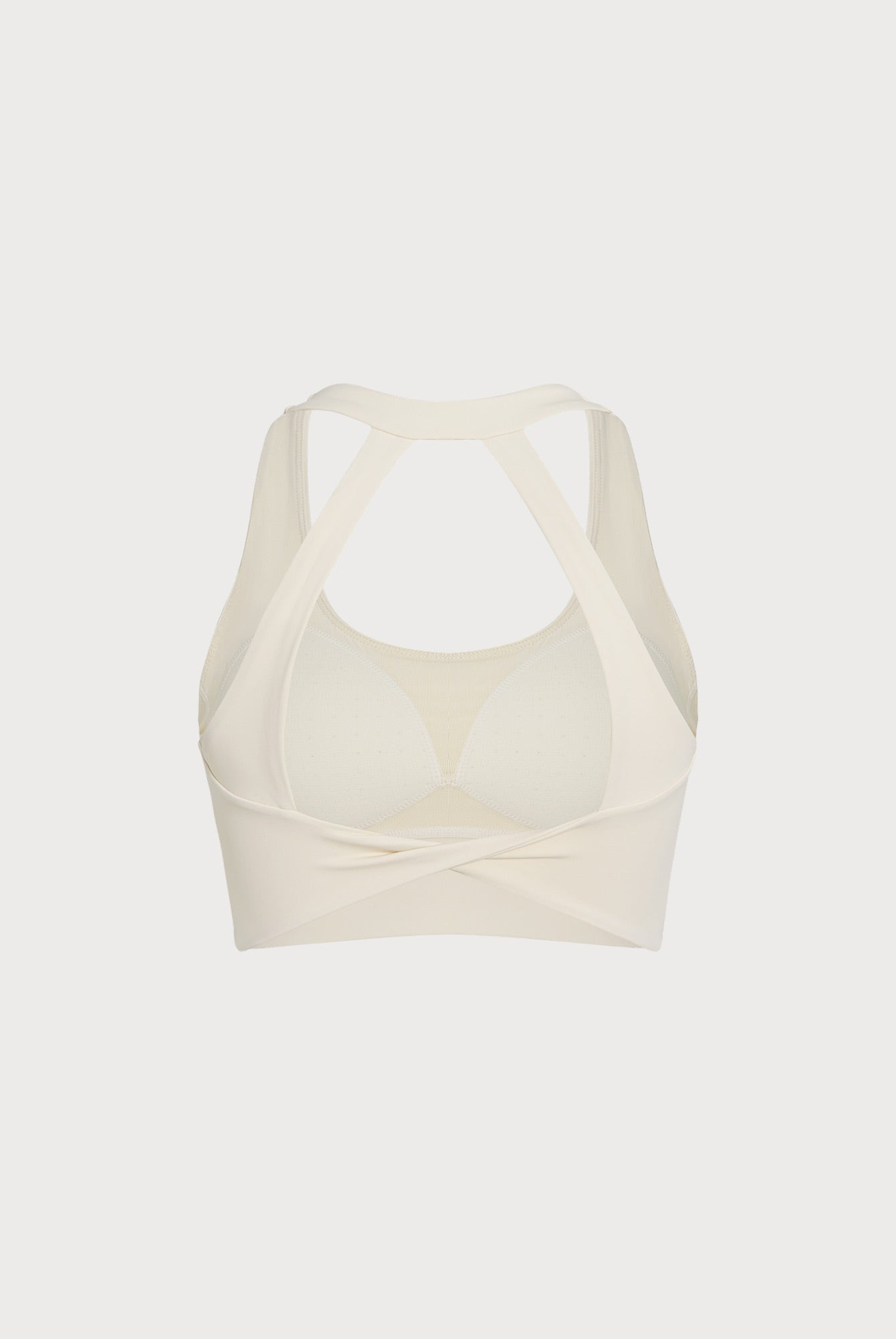 Women's Knit Nylon Sports Bra Sustainable Yoga Tops - BERLOOK