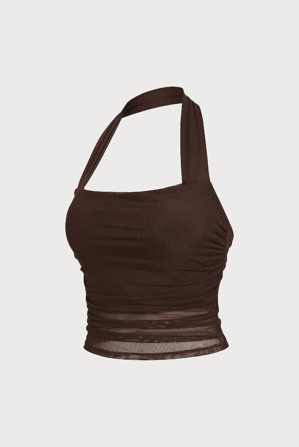 Women's Knit Nylon Sports Bra Sustainable Yoga Tops - BERLOOK
