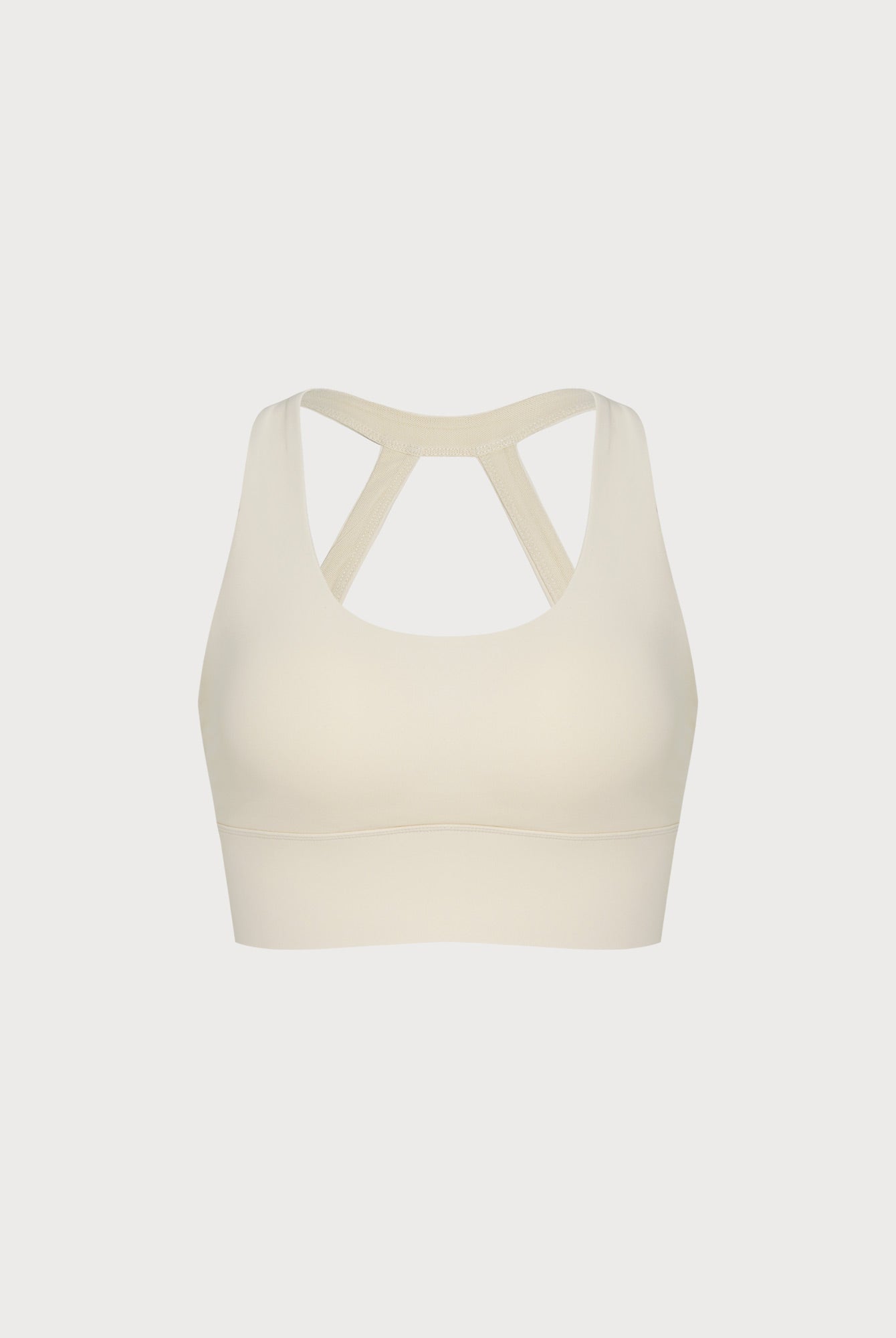 Women's Knit Nylon Sports Bra Sustainable Yoga Tops - BERLOOK