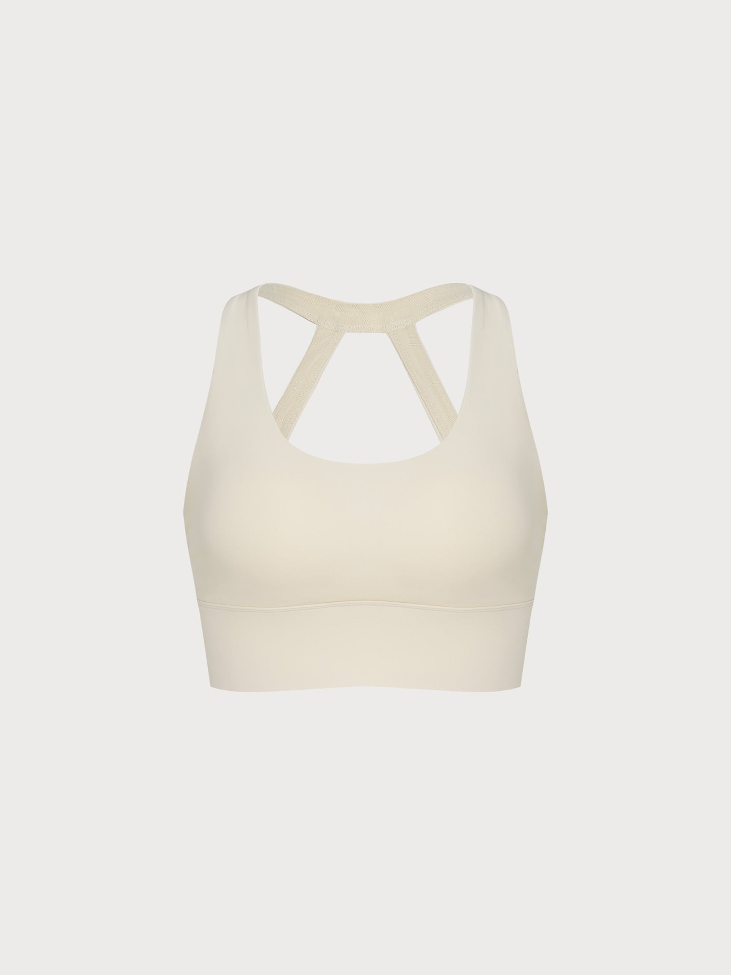 Women's Knit Nylon Sports Bra Sustainable Yoga Tops - BERLOOK