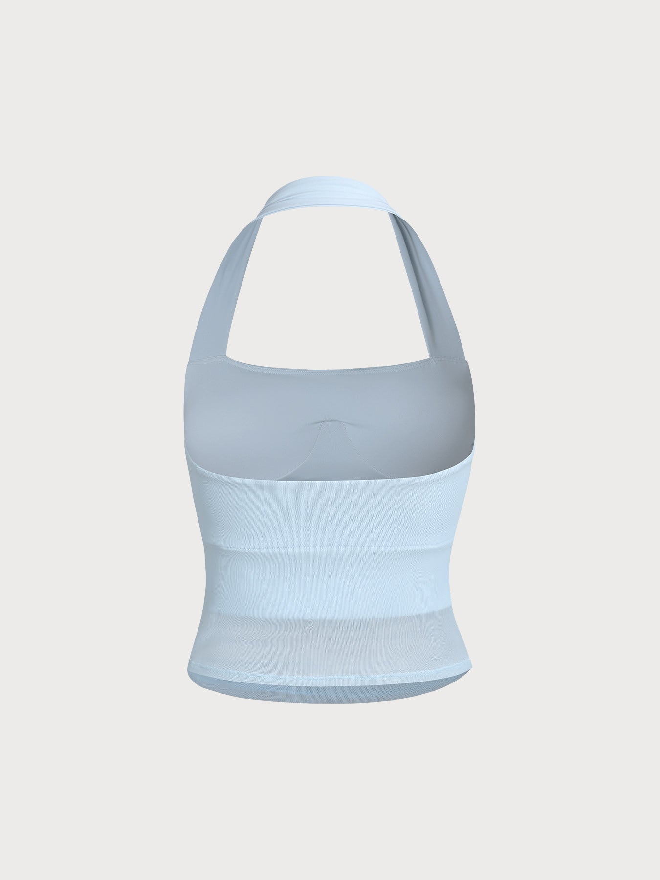 Women's Knit Nylon Sports Bra Sustainable Yoga Tops - BERLOOK
