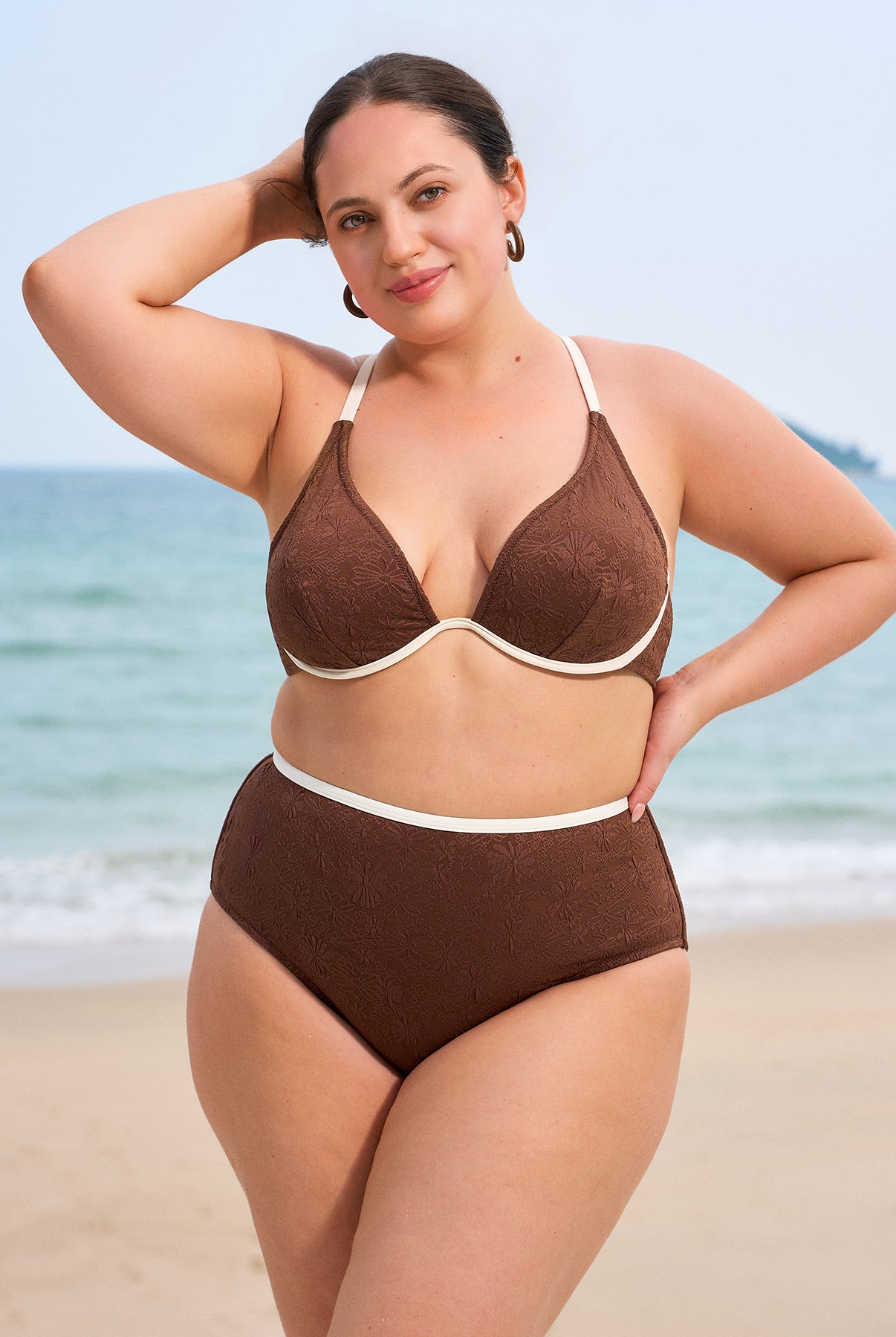 Women's Knit Polyester Bikini Bottoms Sustainable Plus Size Bikinis - BERLOOK