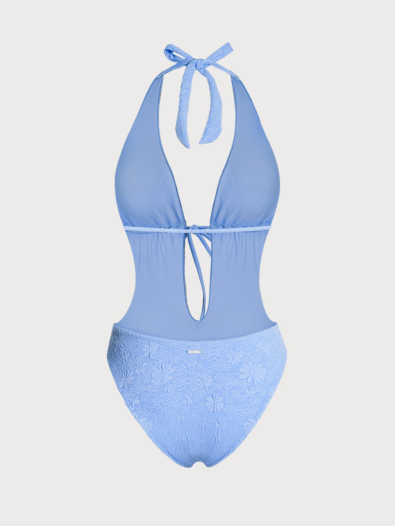 Women's Knit Polyester One-Piece Swimsuit Sustainable One-Pieces - BERLOOK