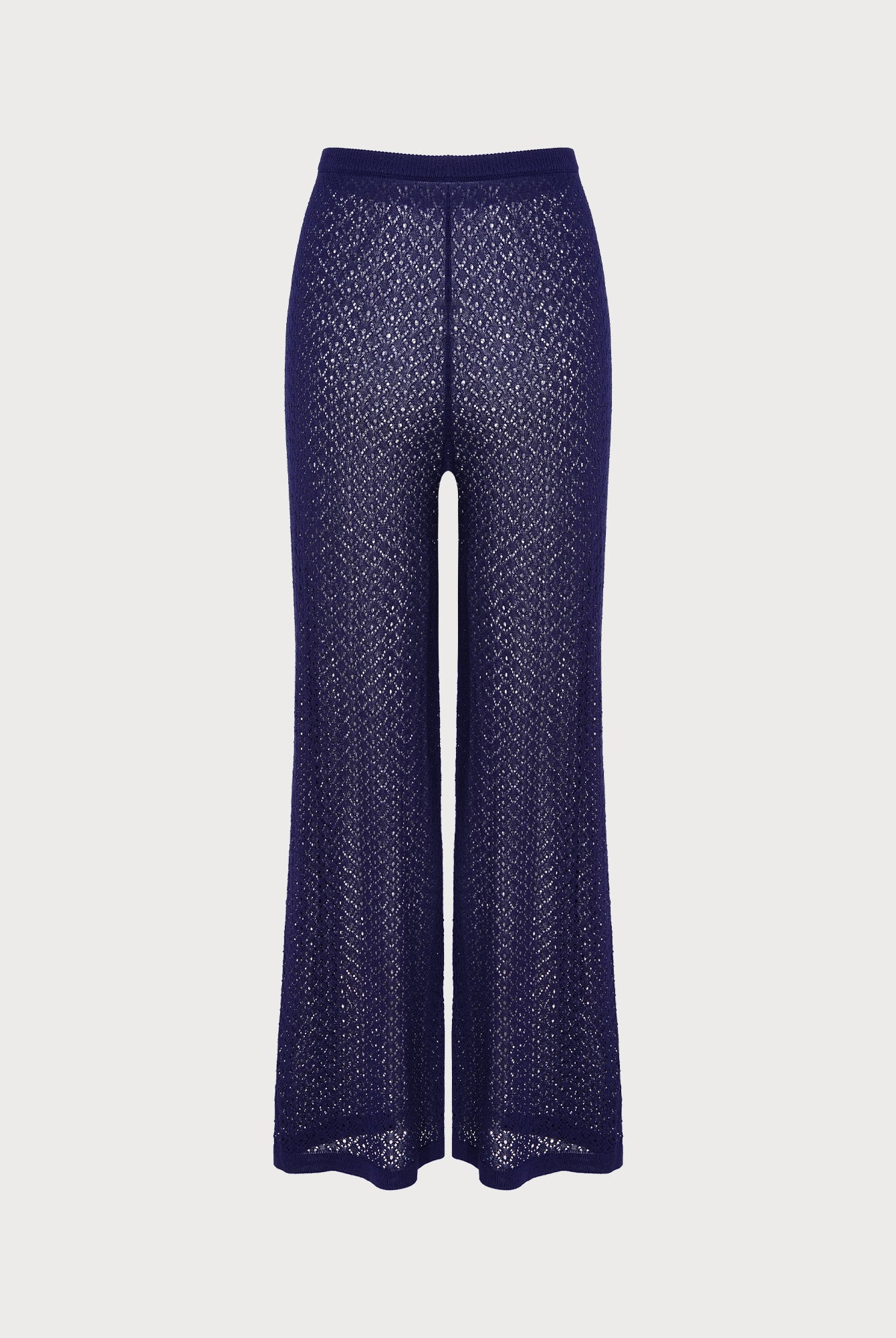 Women's Knitted Mesh Straight Leg Pants Sustainable Cover-ups - BERLOOK