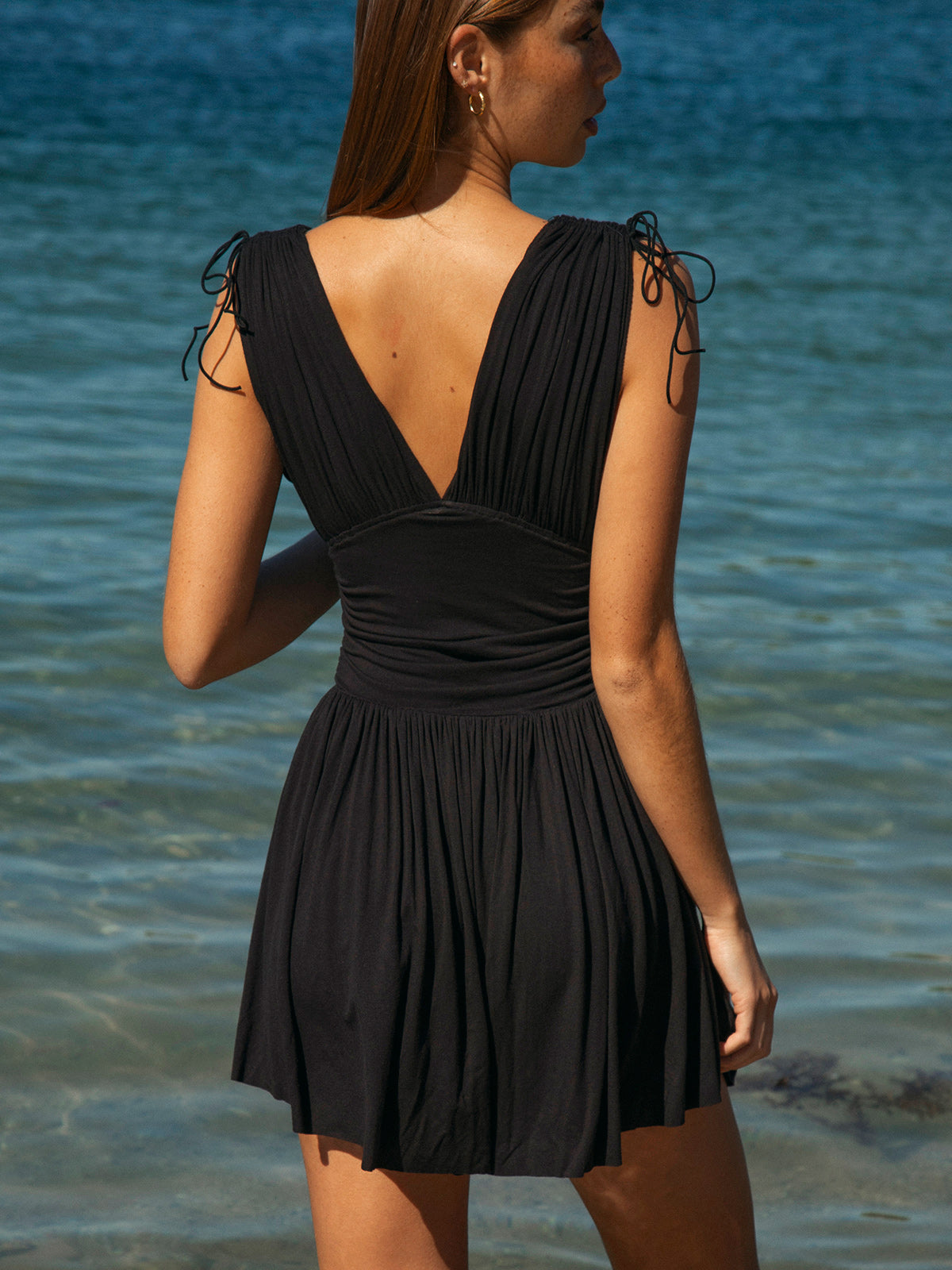 Women's Knitted Modal Cover-up Dress Sustainable Beach Dress - BERLOOK
