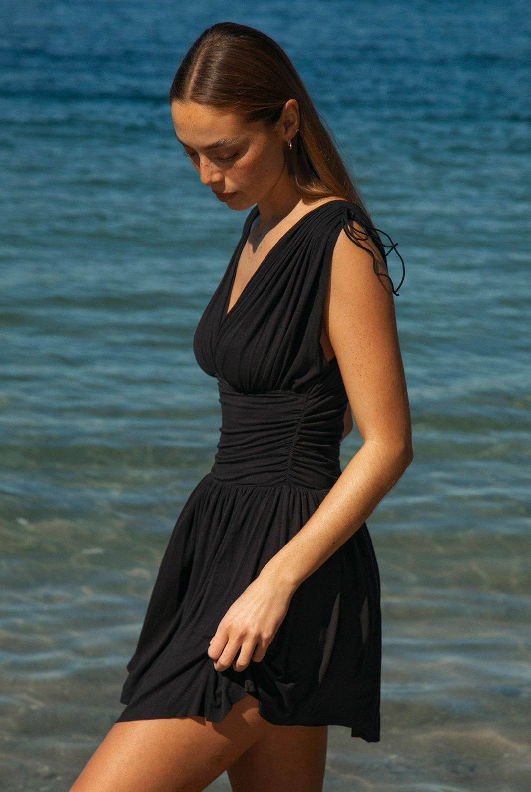 Women's Knitted Modal Cover-up Dress Sustainable Beach Dress - BERLOOK