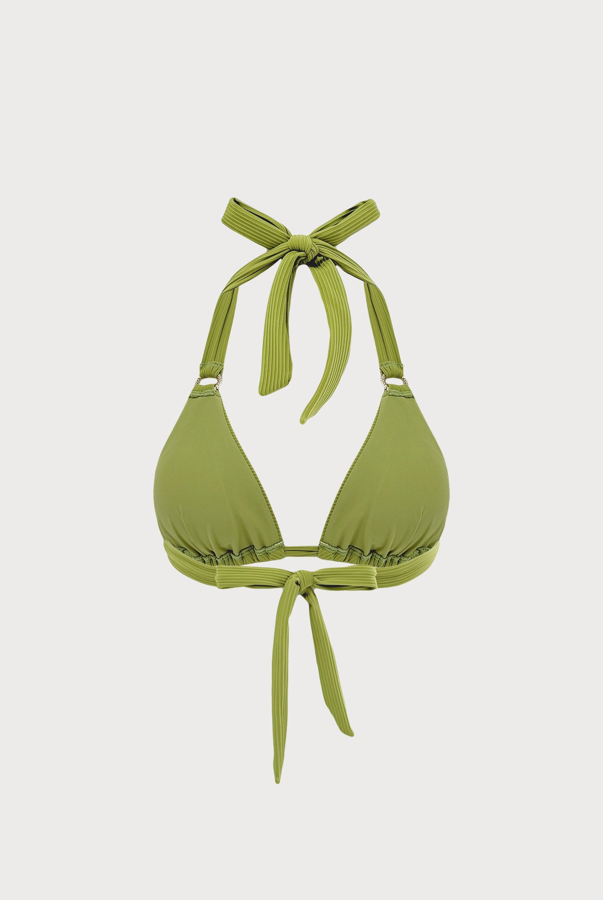 Women's Knitted Nylon Bikini Top Sustainable Bikinis - BERLOOK