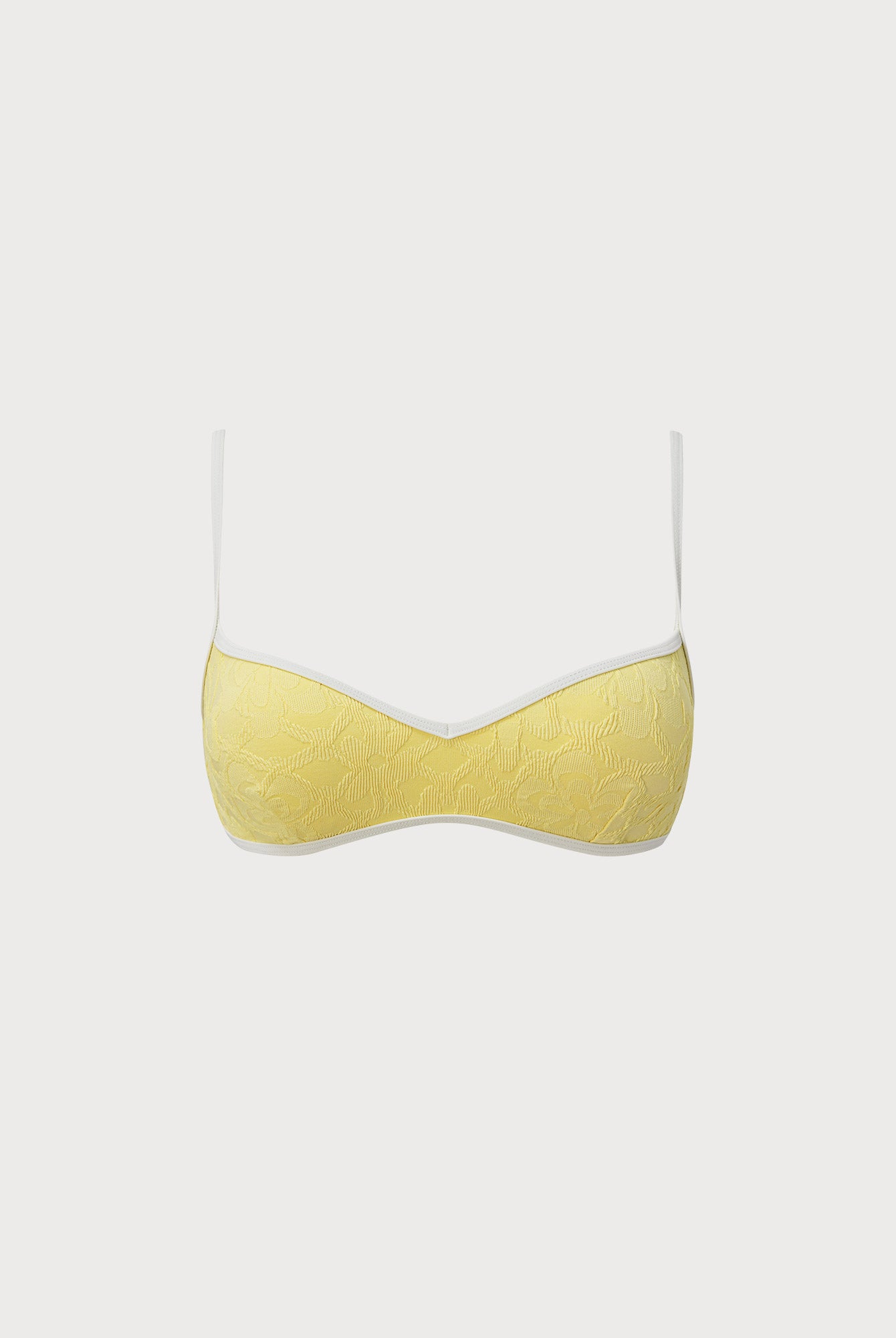 Women's Knitted Nylon Bikini Top Sustainable - BERLOOK - 05