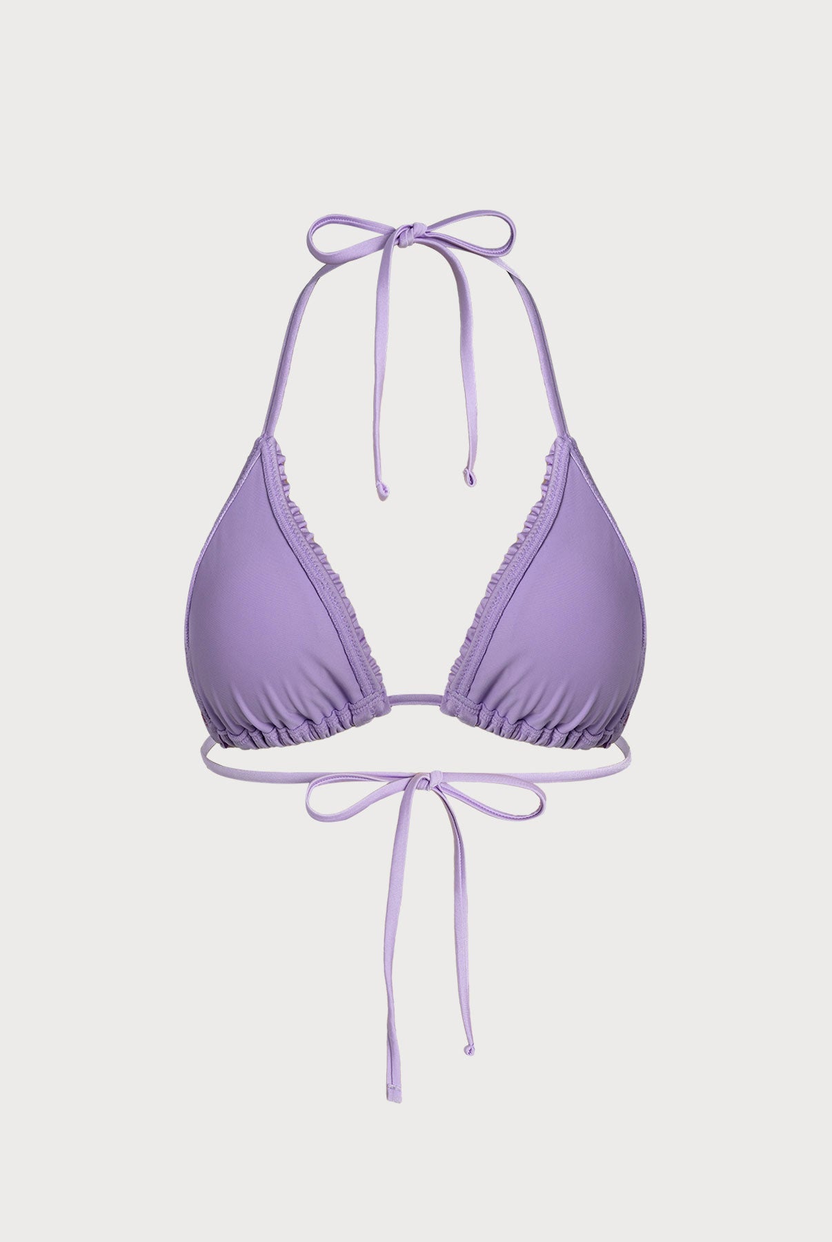 Women's knitted nylon bikini top Sustainable Bikinis - BERLOOK