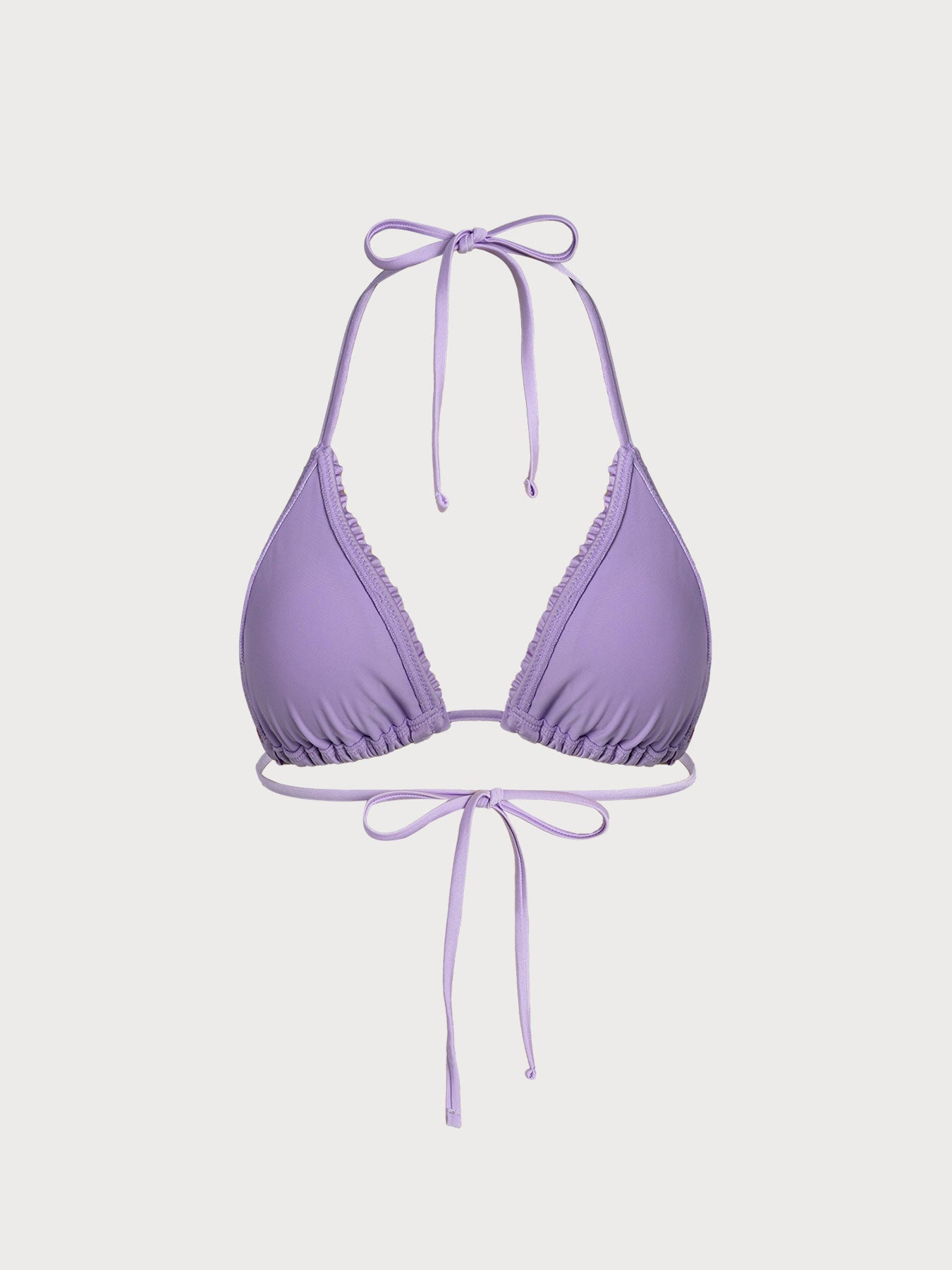 Women's knitted nylon bikini top Sustainable Bikinis - BERLOOK