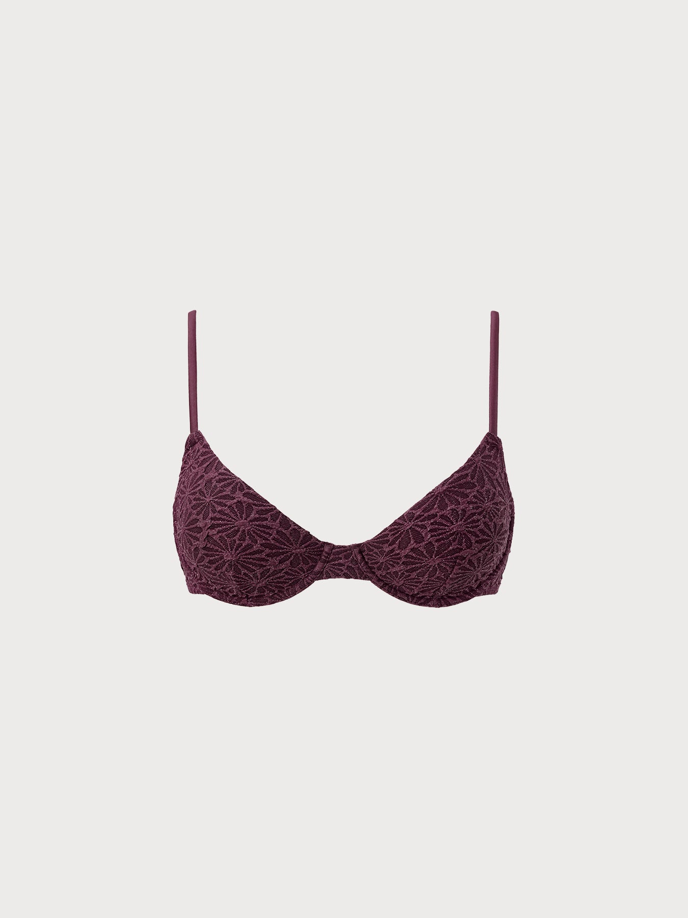 Women's Knitted Nylon Bikini Top Sustainable Bikinis - BERLOOK
