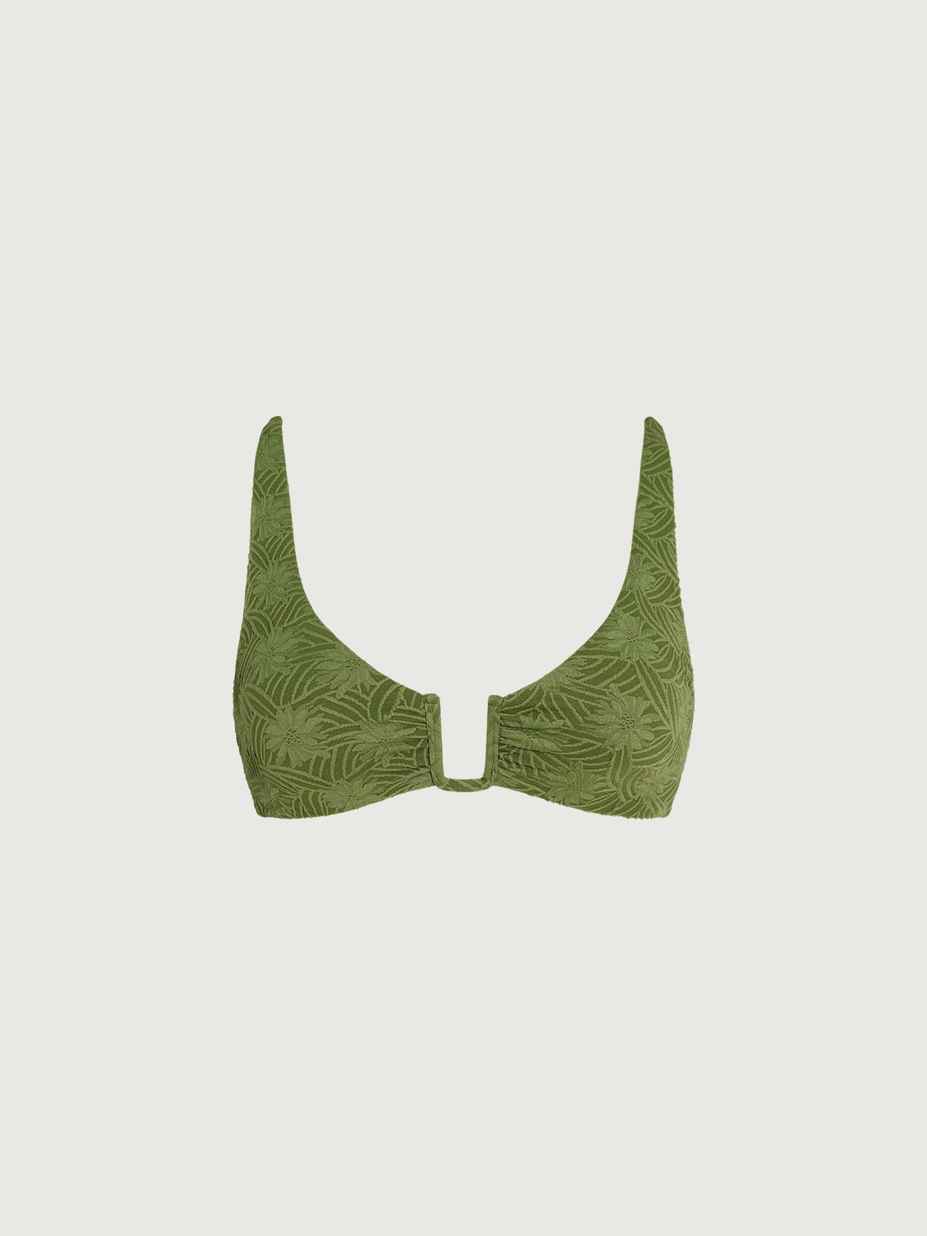 Women's Knitted Nylon Bikini Top Sustainable Bikinis - BERLOOK