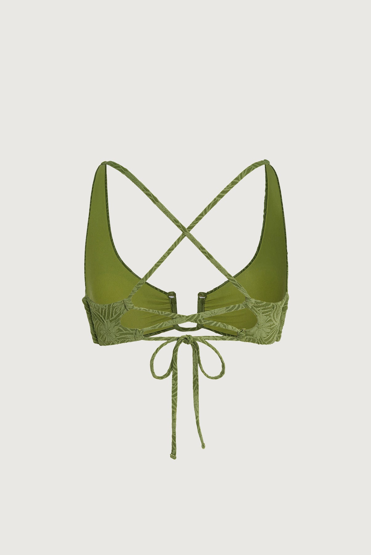 Women's Knitted Nylon Bikini Top Sustainable Bikinis - BERLOOK