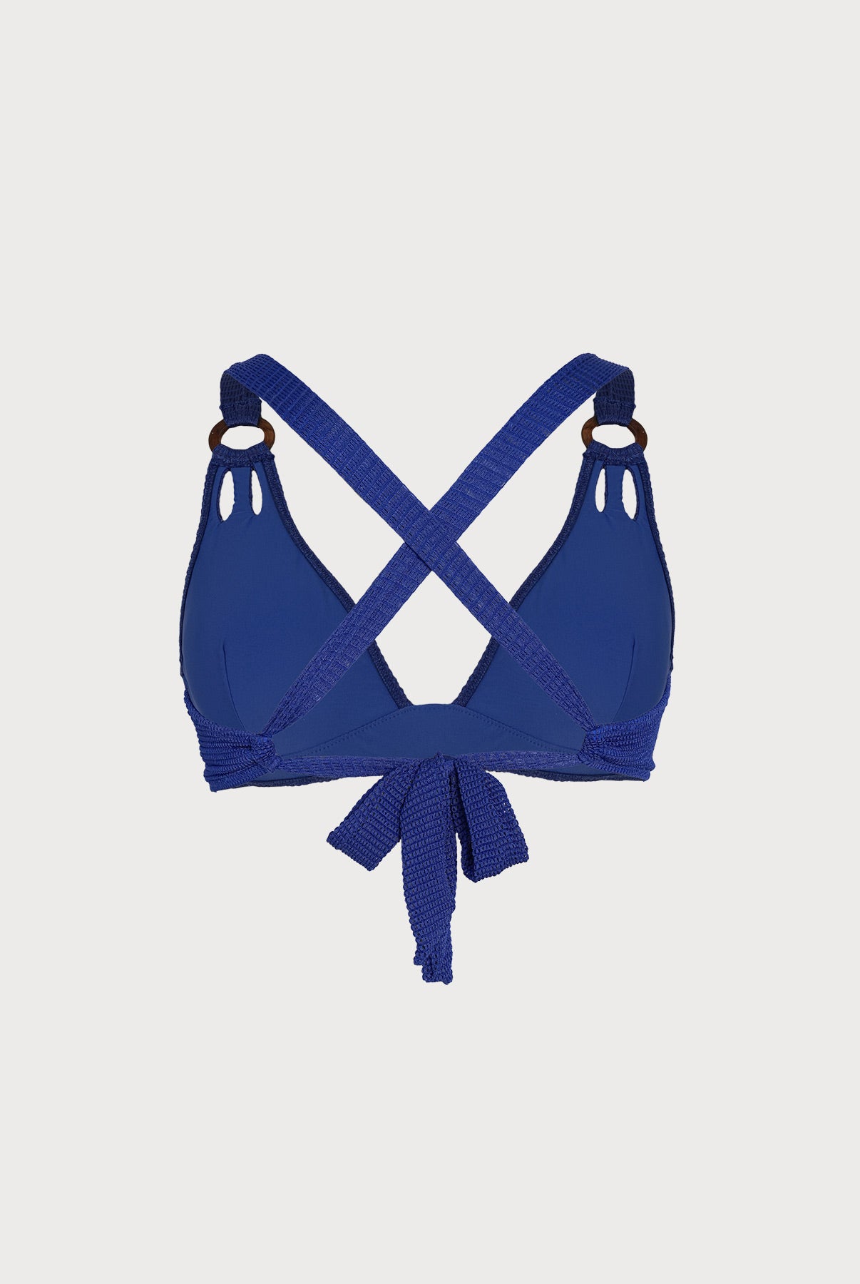 Women's Knitted Nylon Blend Bikini Top Sustainable Plus Size Bikinis - BERLOOK