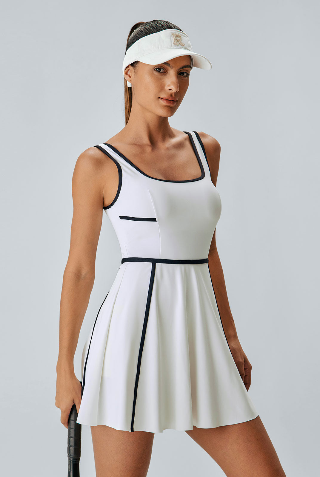Women's Knitted Nylon Dresses Sustainable Yoga Dresses&Yoga Jumpsuit - BERLOOK