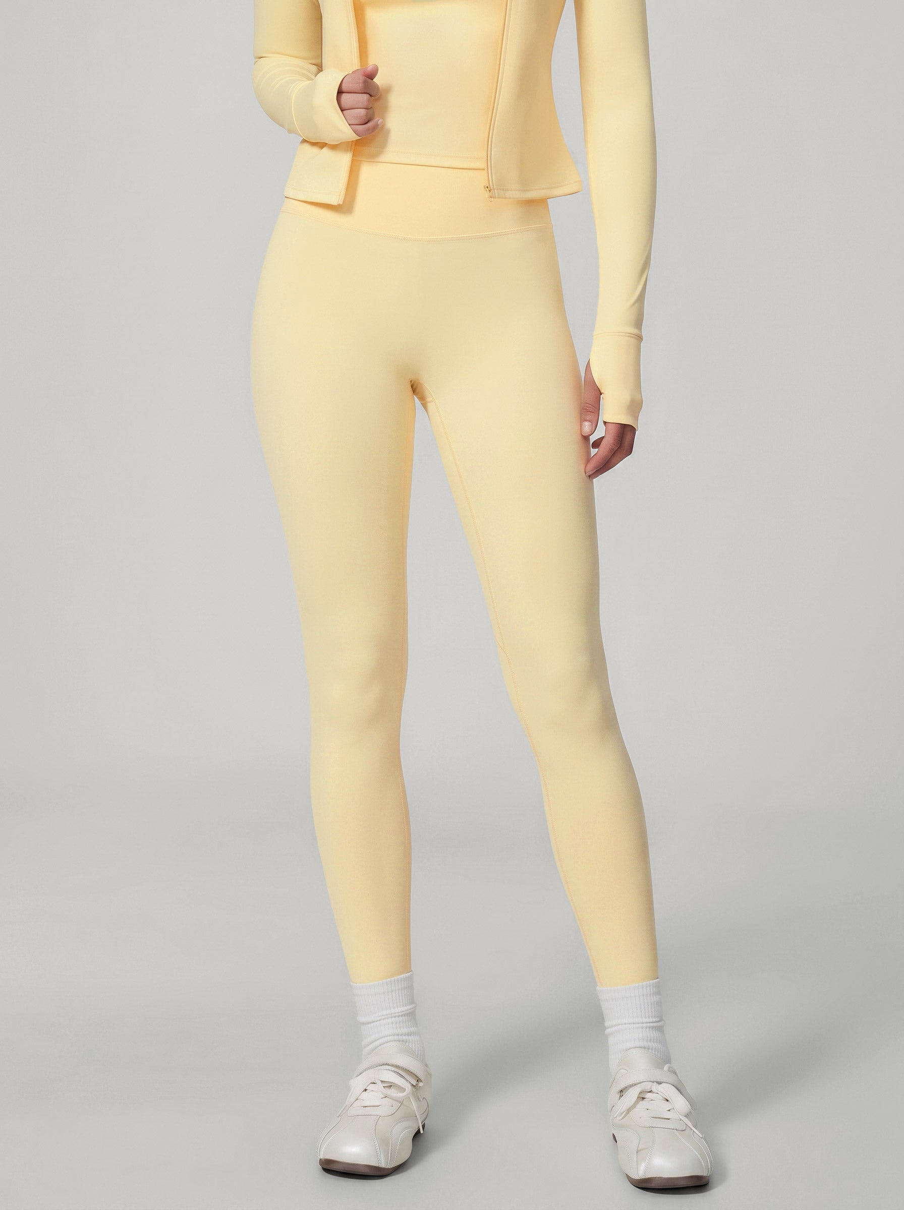 Women's Knitted Nylon Leggings Sustainable - BERLOOK - 02
