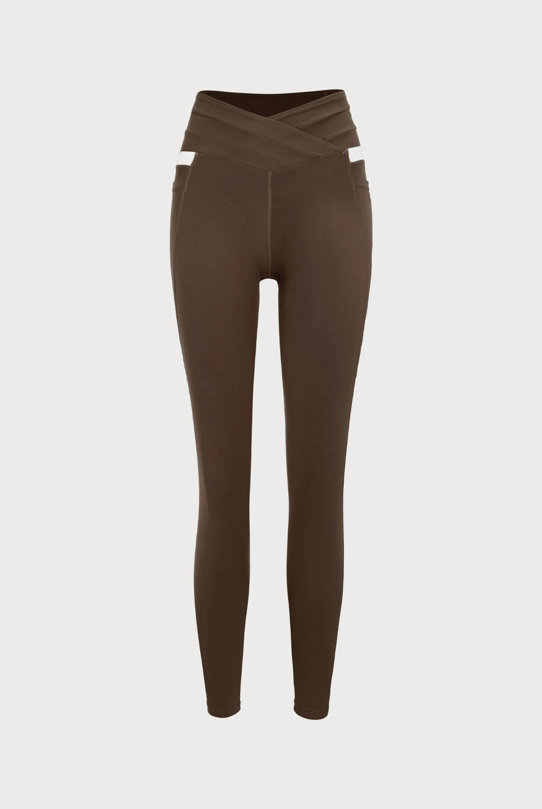 Women's Knitted Nylon Leggings Sustainable Yoga Bottoms - BERLOOK